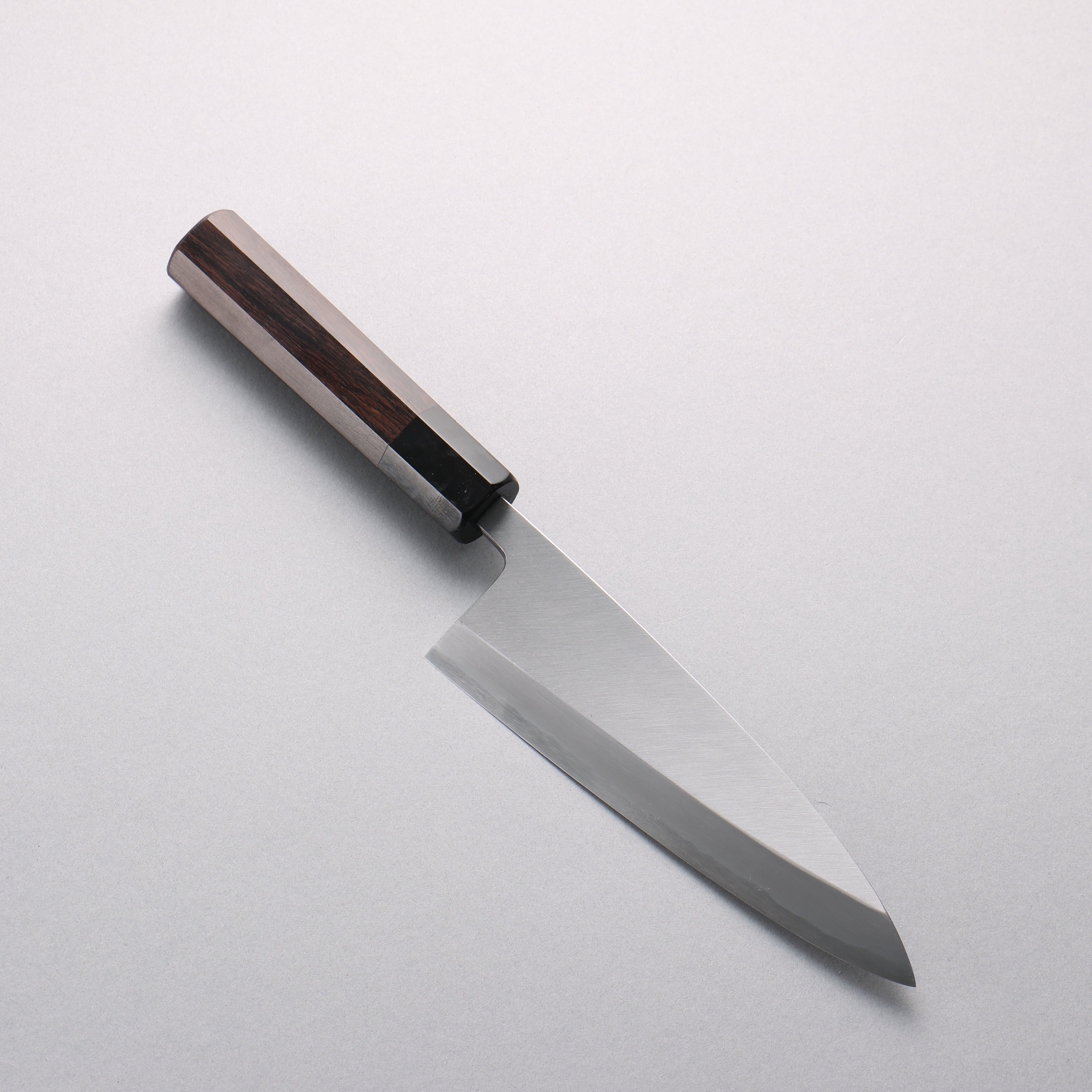 Minamoto Akitada Blue Steel No.1 Aideba 165mm Ebony Wood (ferrule: Black Water Buffalo Horn) Handle - Seisuke Knife