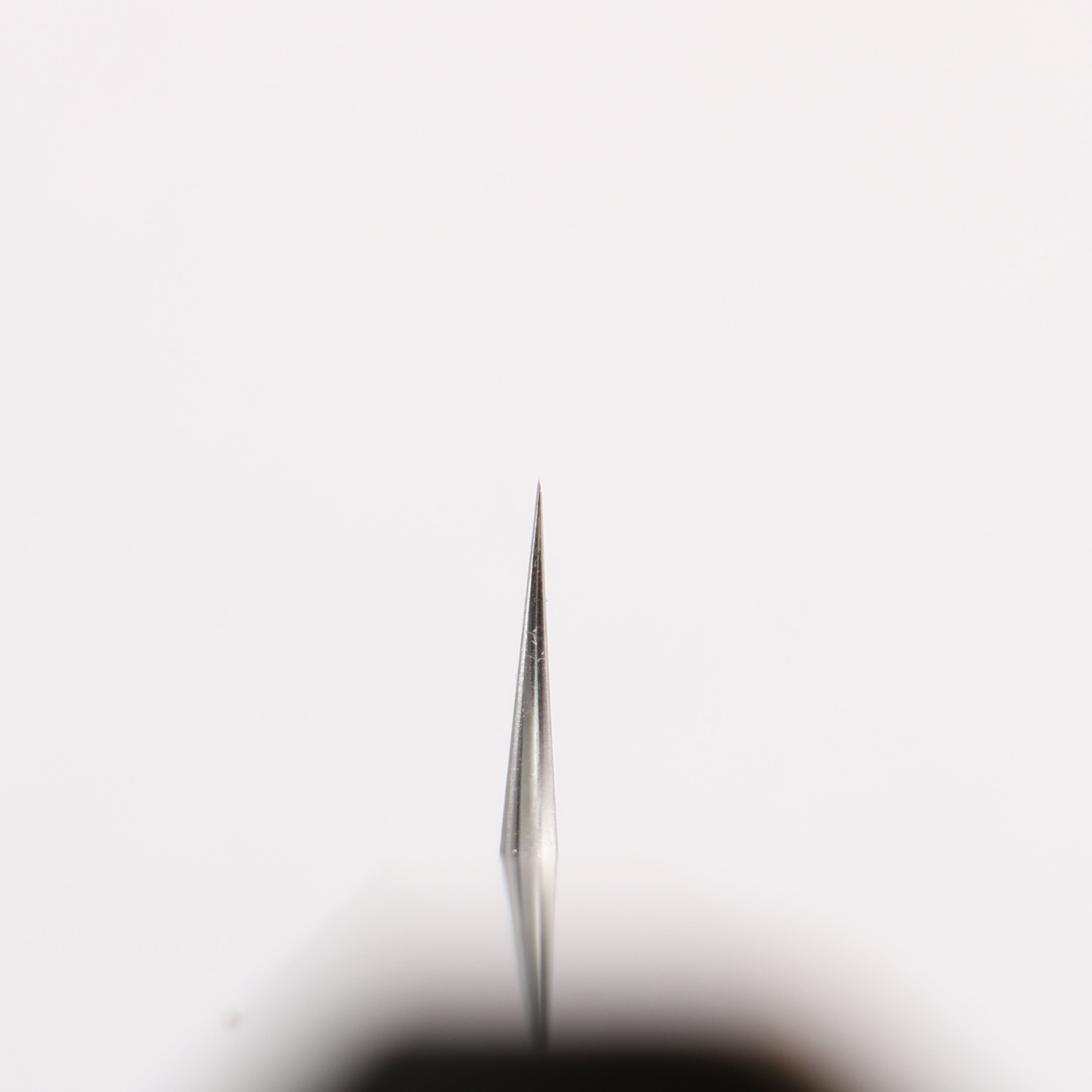 Yoshimi Kato Kasuri VG-XEOS Hammered Damascus Kiritsuke Paring 80mm Stabilized Birch & Black Resin Handle - Seisuke Knife