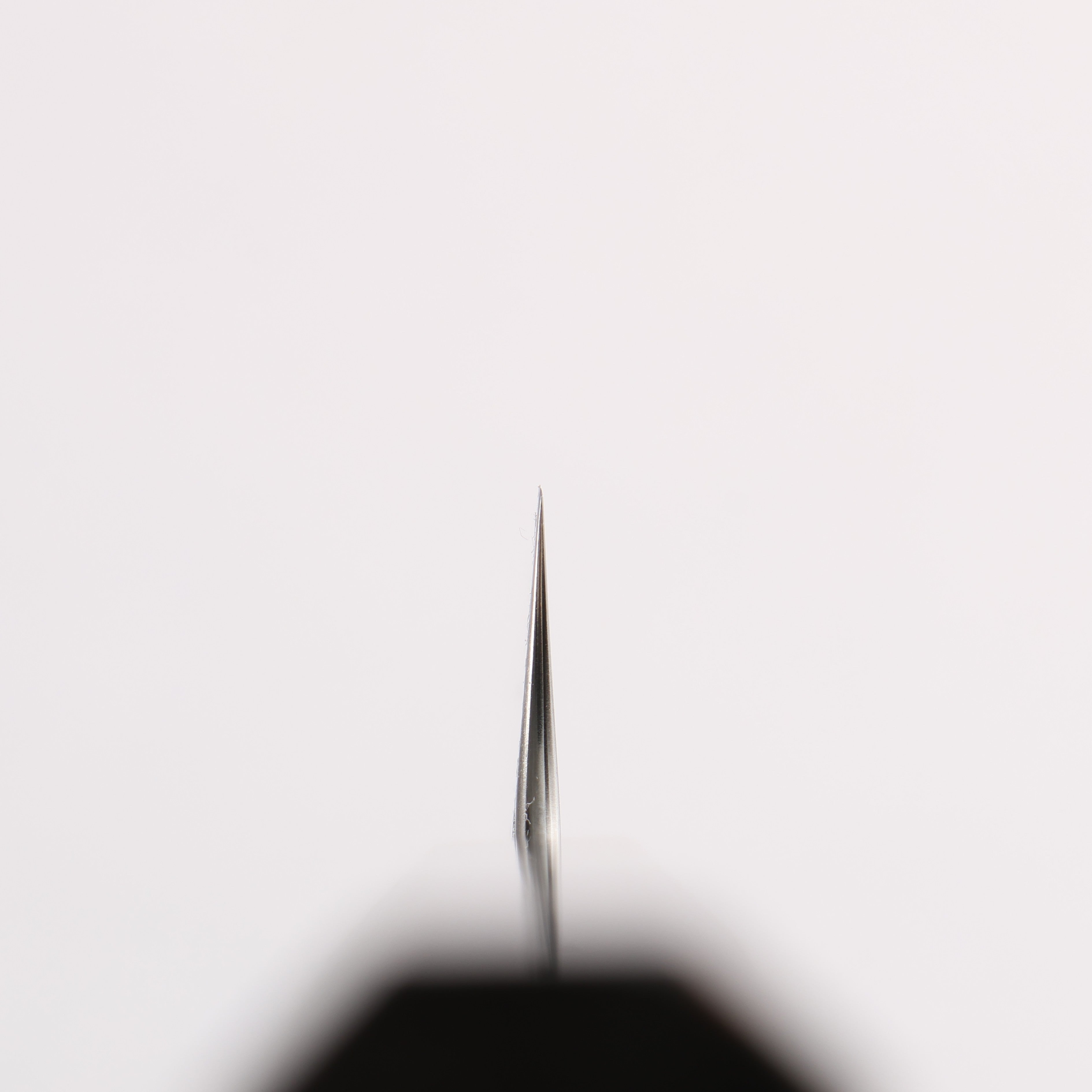 Yoshimi Kato Kasuri VG-XEOS Hammered Damascus Kiritsuke Petty-Utility 120mm Stabilized Birch with Black Resin Handle - Seisuke Knife