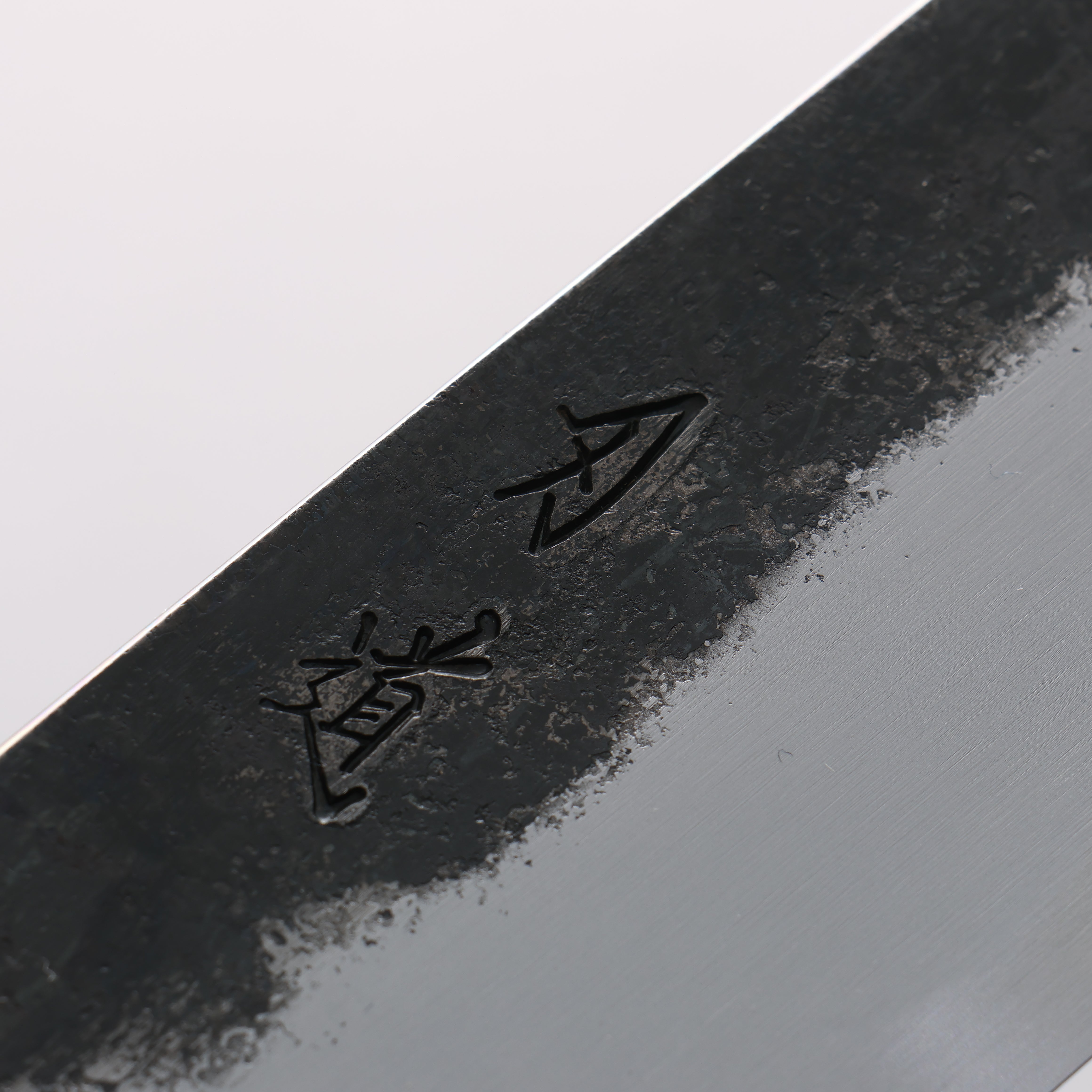 Hado Sumi White Steel No.2 Kurouchi Nakiri 165mm Oak Handle - Seisuke Knife