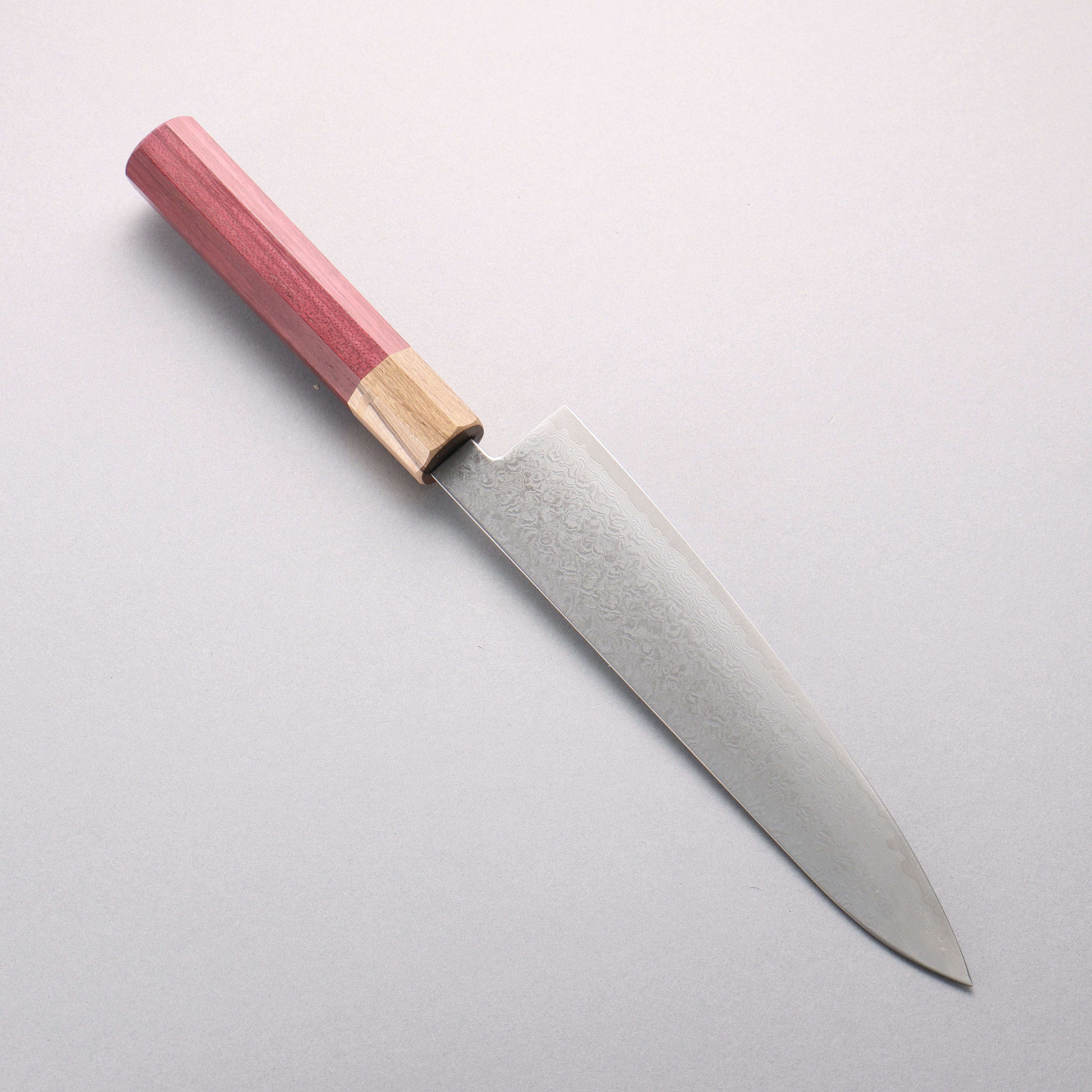 Fukube VG10 16 Layer Damascus Gyuto 210mm Purple Heart Handle - Seisuke Knife