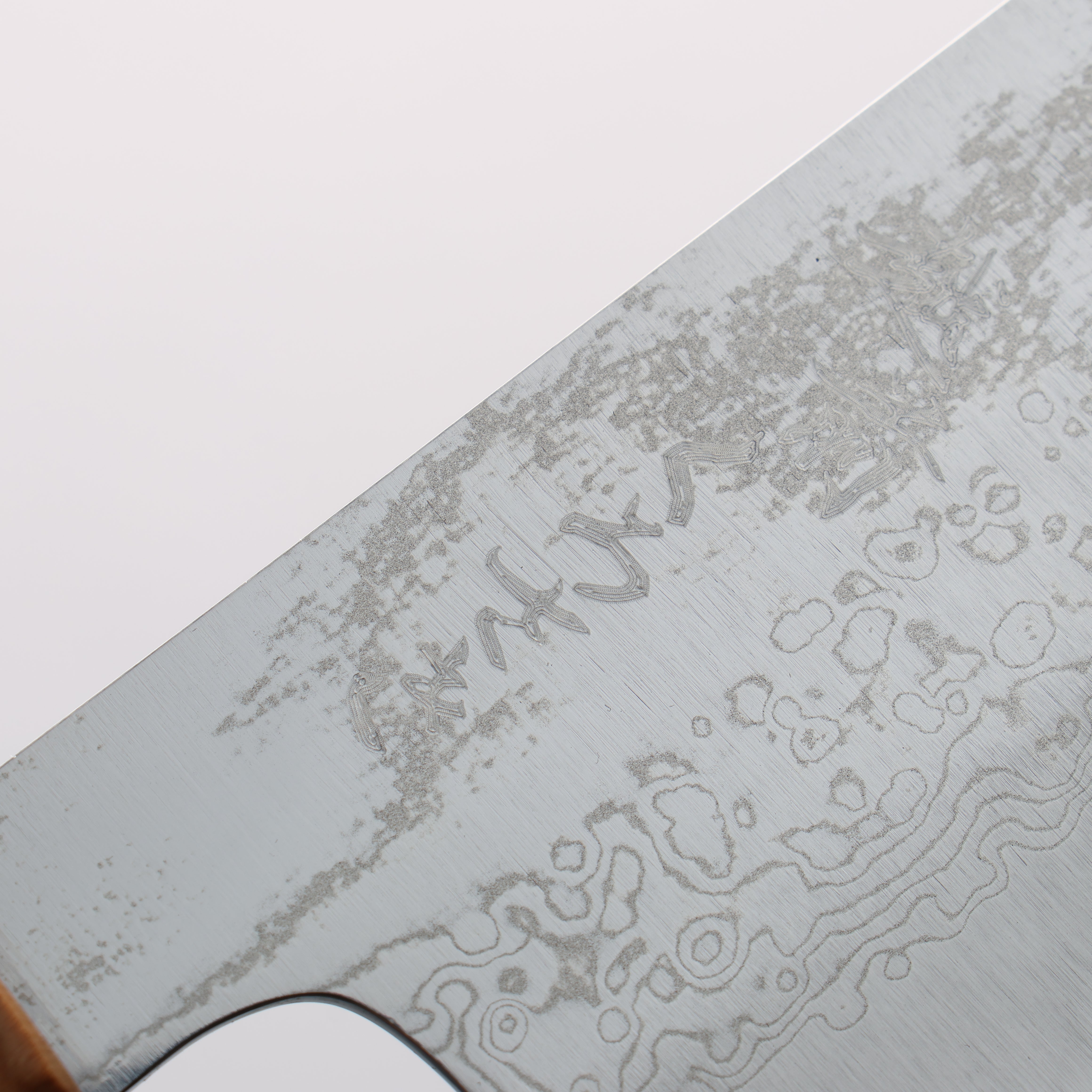 Makoto Kurosaki VG10w Damascus Gyuto 210mm Keyaki Elm Handle - Seisuke Knife