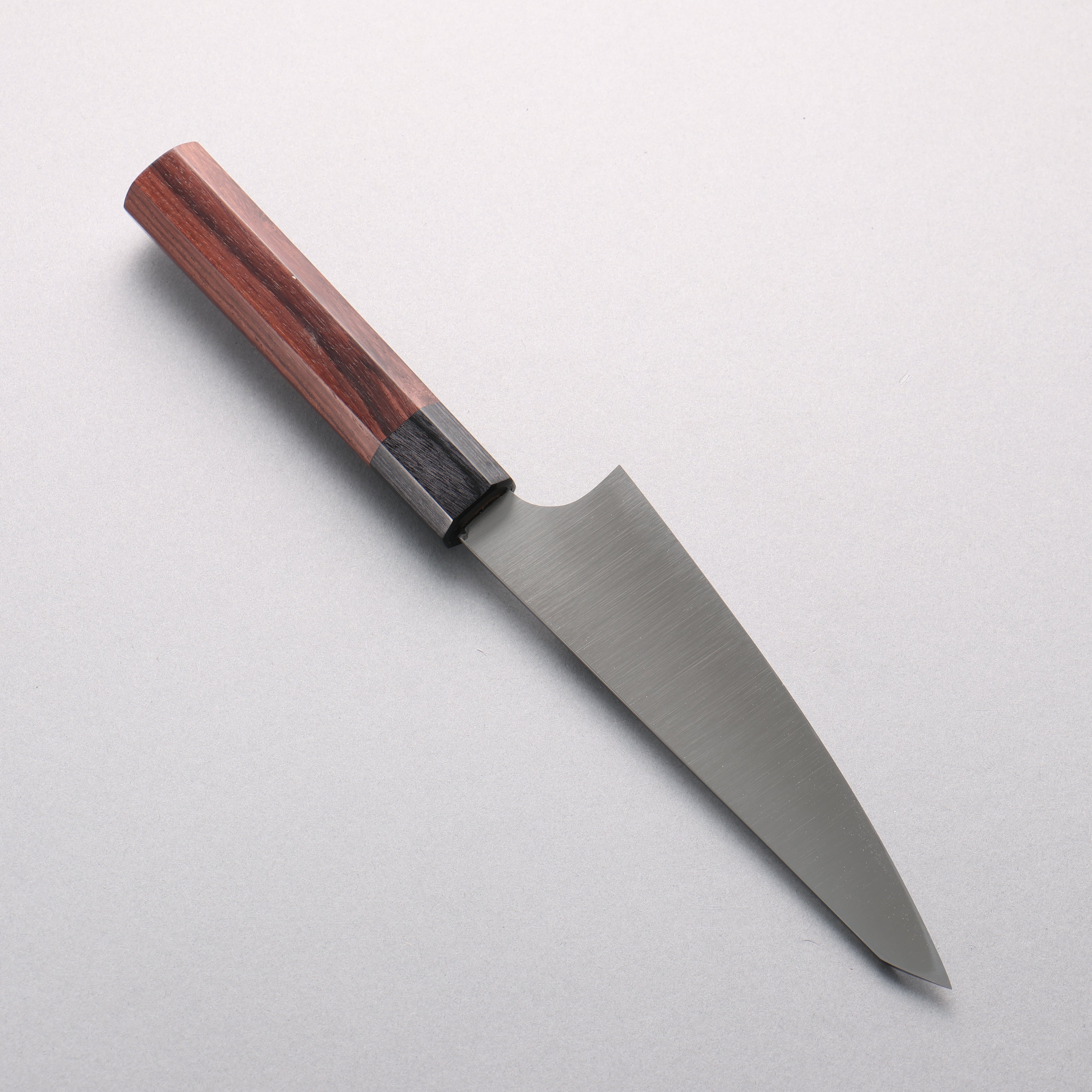 Yu Kurosaki SG2 Nashiji Honesuki Boning 150mm Shitan & Black Pakka Wood Handle with Sheath - Seisuke Knife