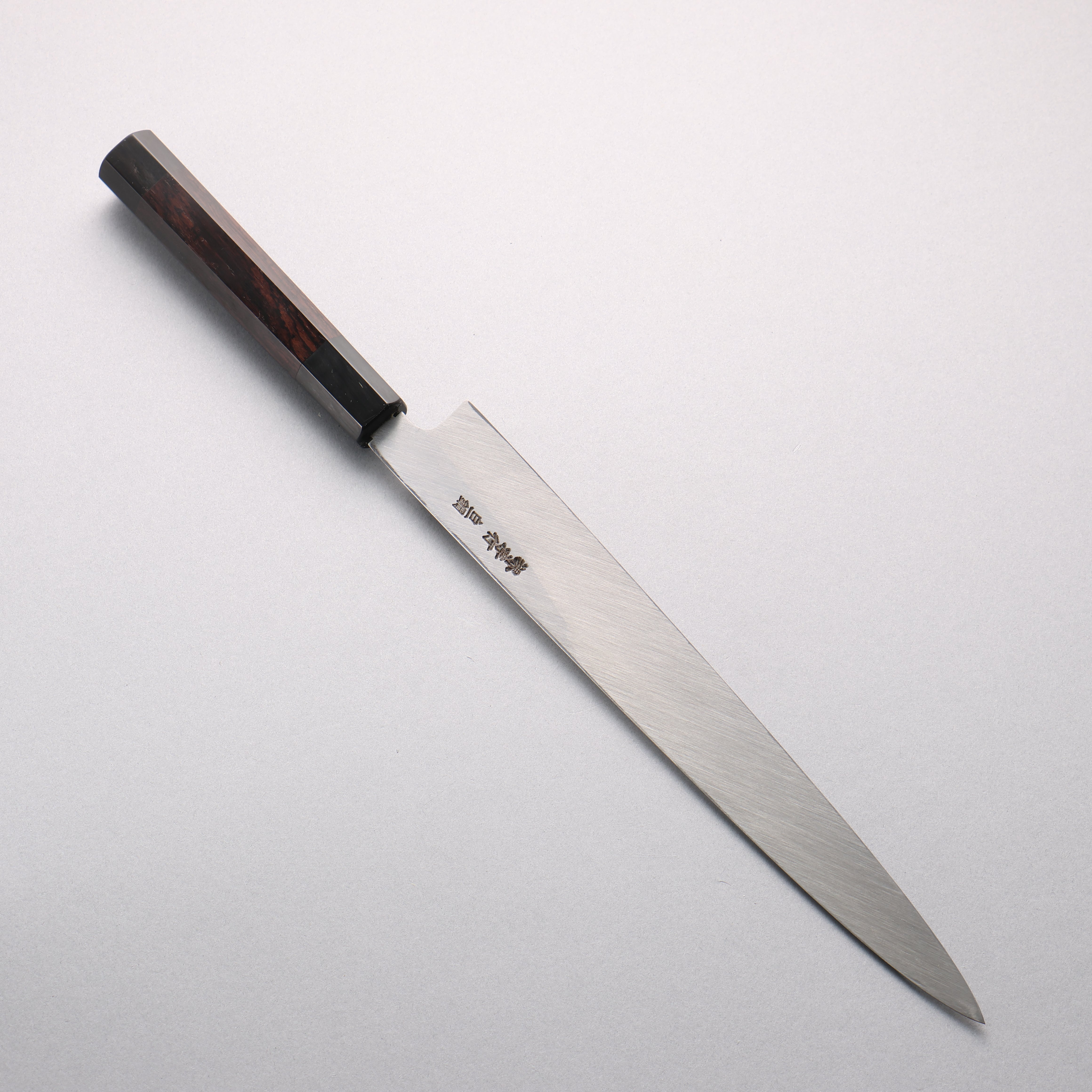 Sakai Takayuki Byakko White Steel No.1 Yanagiba Ebony Wood Handle with Sheath - Seisuke Knife