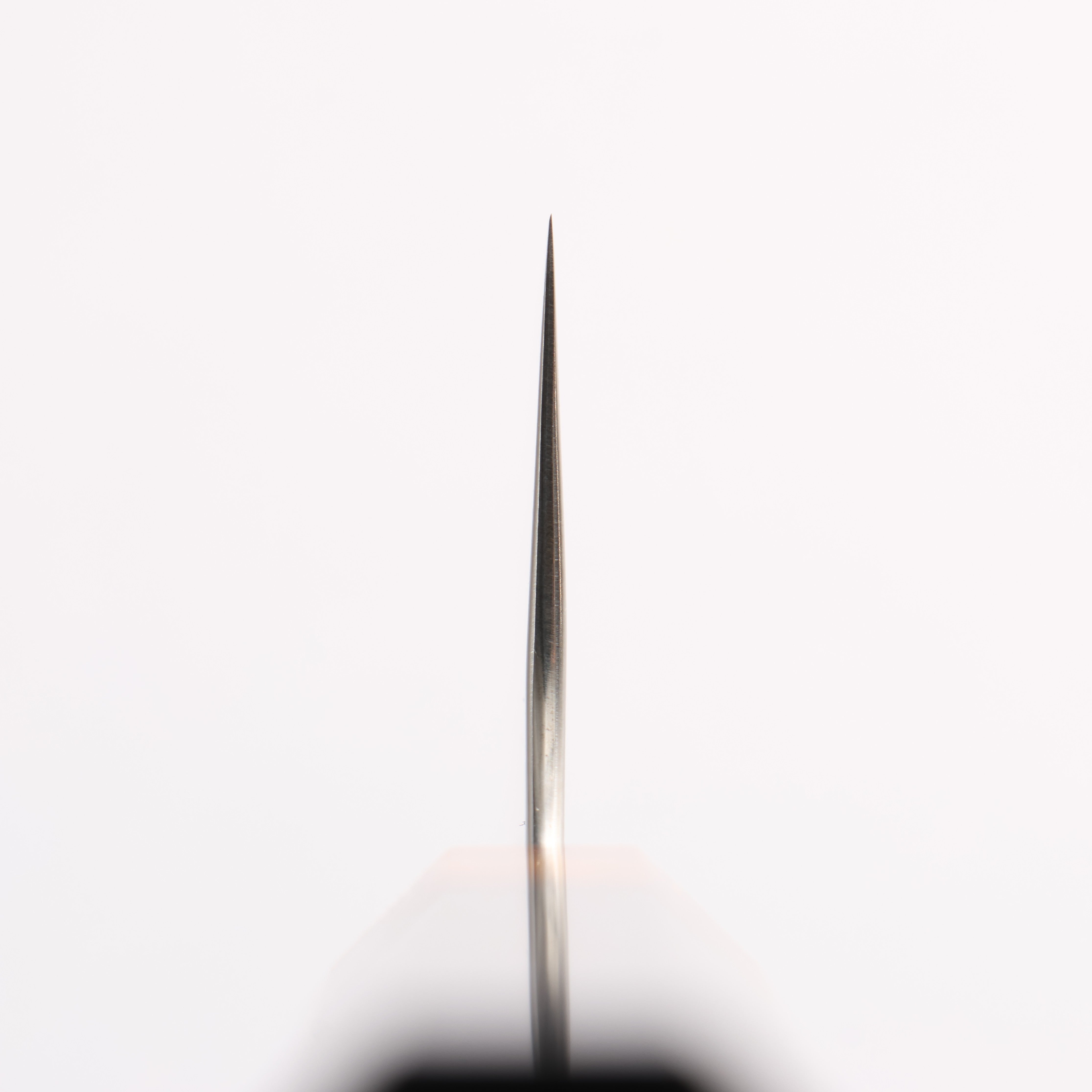 Yoshimi Kato VG10 Black Damascus Kiritsuke Gyuto 210mm Ebony (ferrule: Orange Resin) Handle - Seisuke Knife
