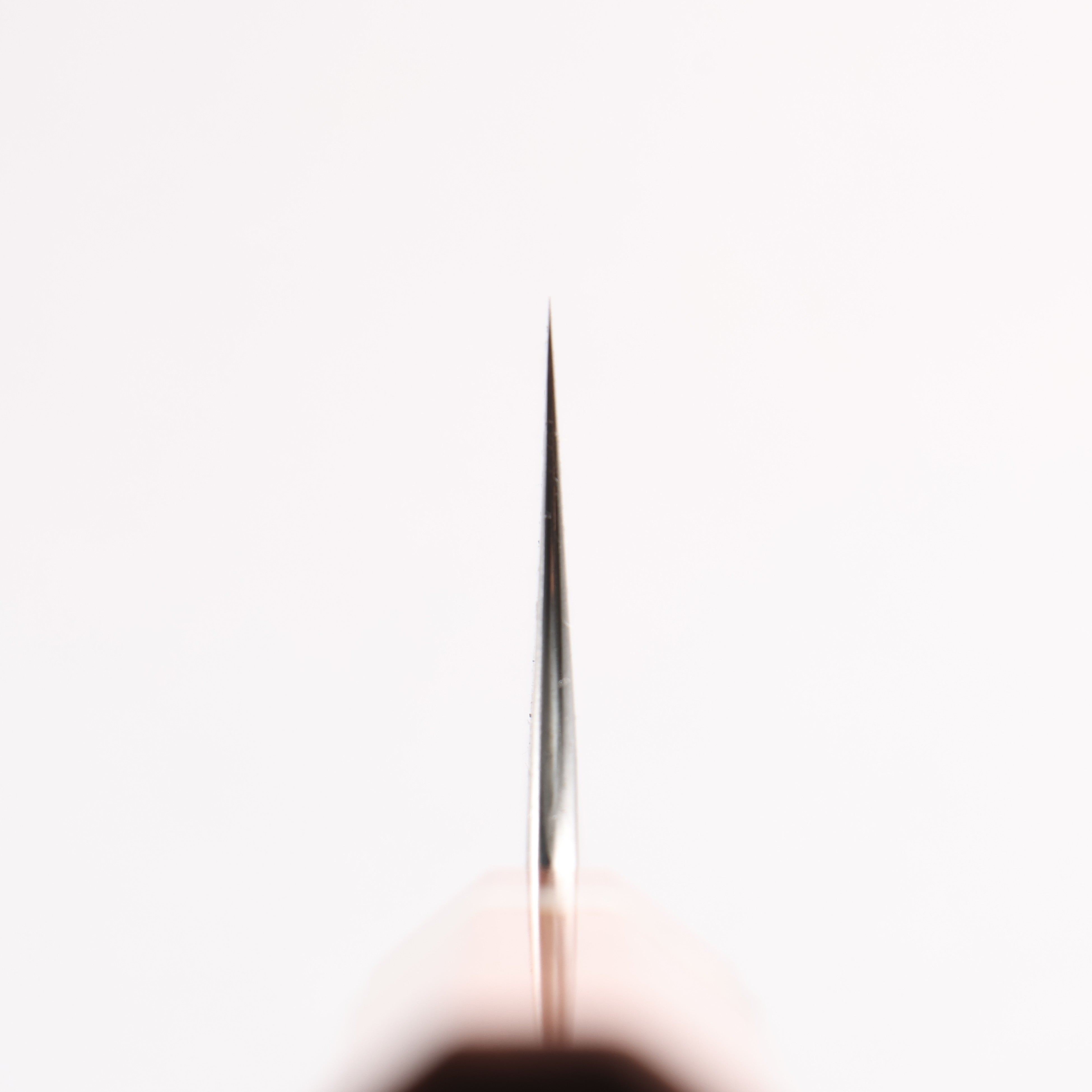 Yoshimi Kato Blue Super Nashiji V-Hammered Gyuto 210mm Rosewood & White Turquoise Ring Handle - Seisuke Knife