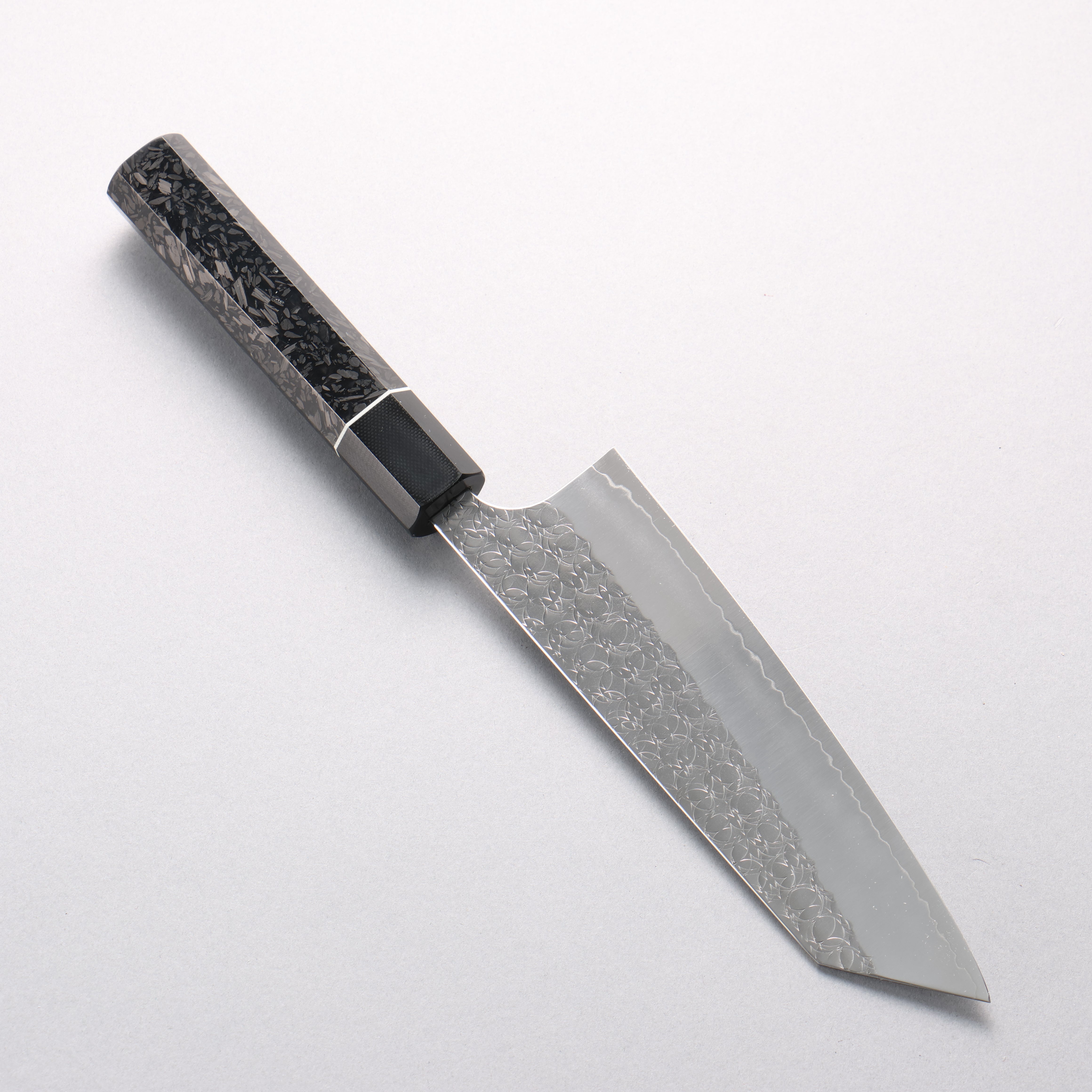 Yoshimi Kato Minamo SG2 Hammered Bunka 170mm Carbon Fiber & G10 Fiberglass Handle - Seisuke Knife