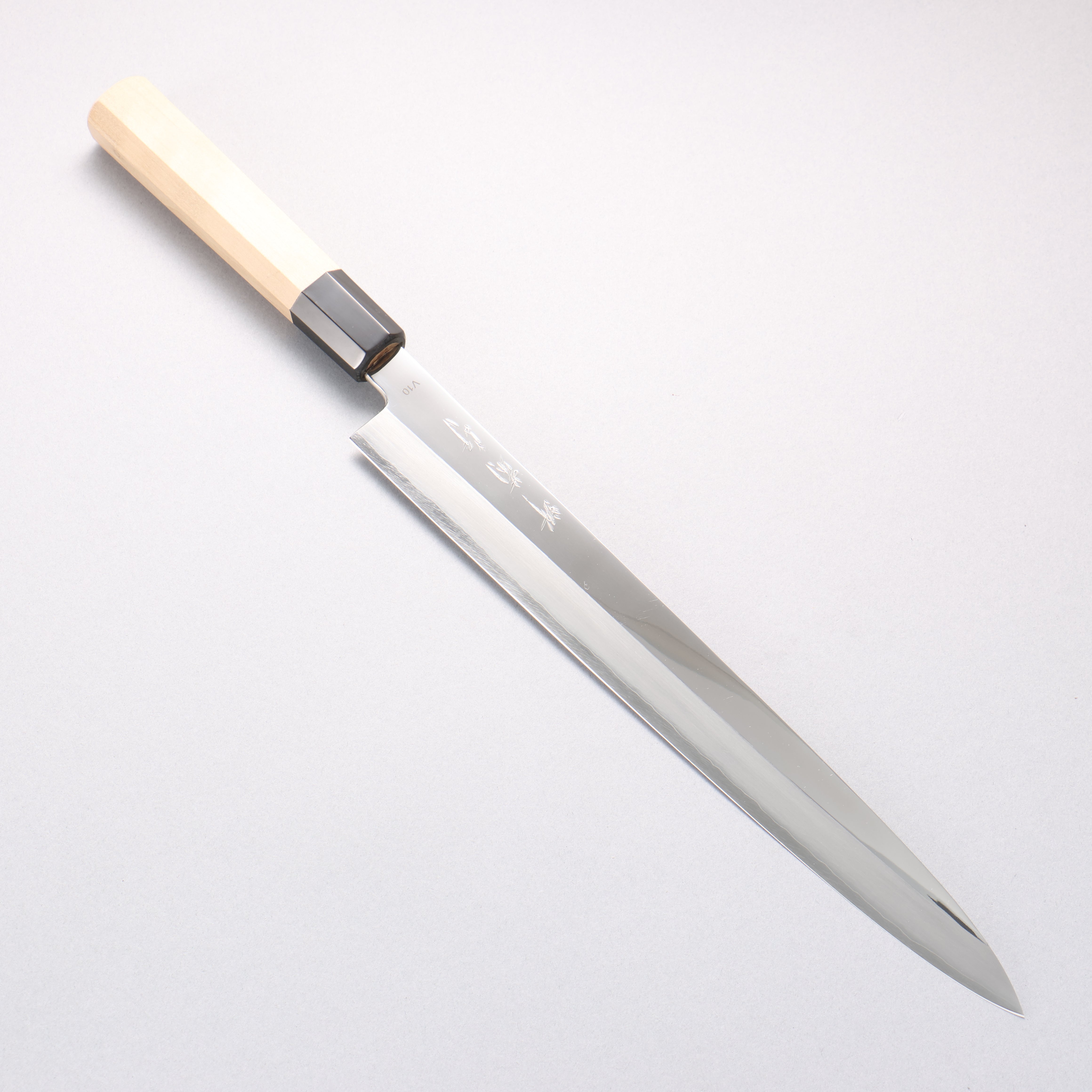 Sakai Kikumori VG10 Mirrored Finish Yanagiba 300mm Magnolia Handle - Seisuke Knife
