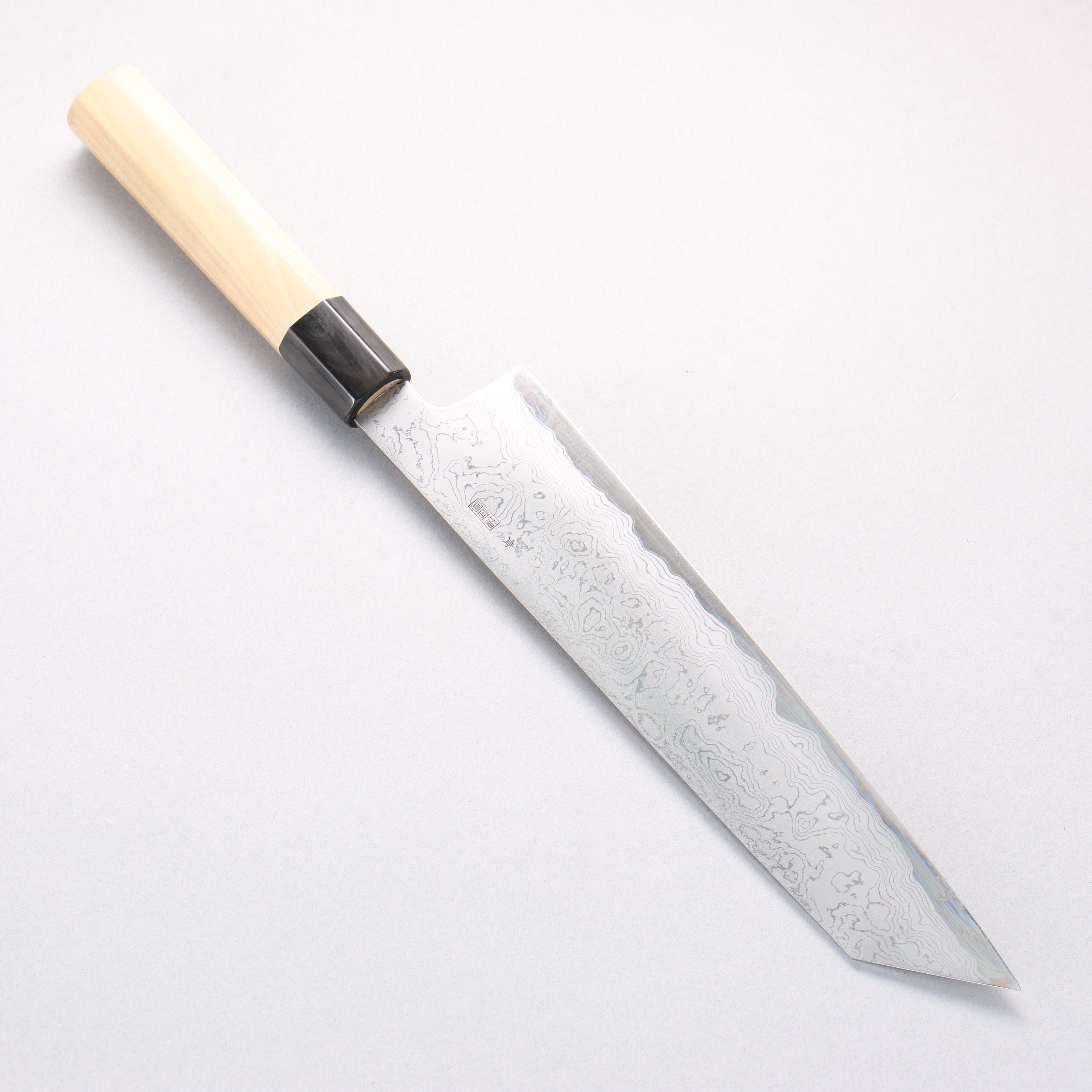 Kikuzuki Blue Steel No.1 Damascus Kiritsuke Gyuto 240mm Magnolia Handle - Seisuke Knife