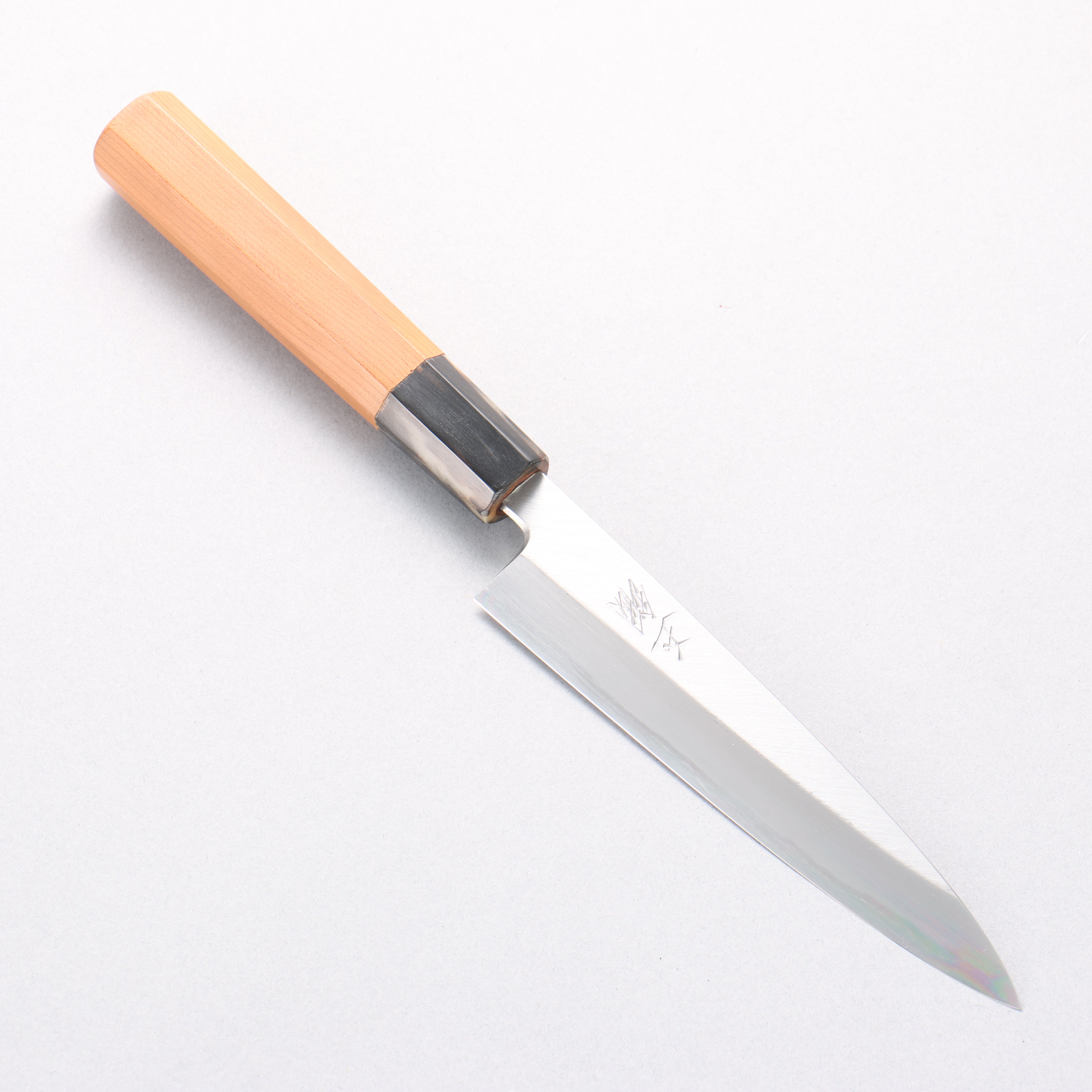 Tessen by Tanaka Tamahagane Petty-Utility 145mm Yew Tree Handle - Seisuke Knife
