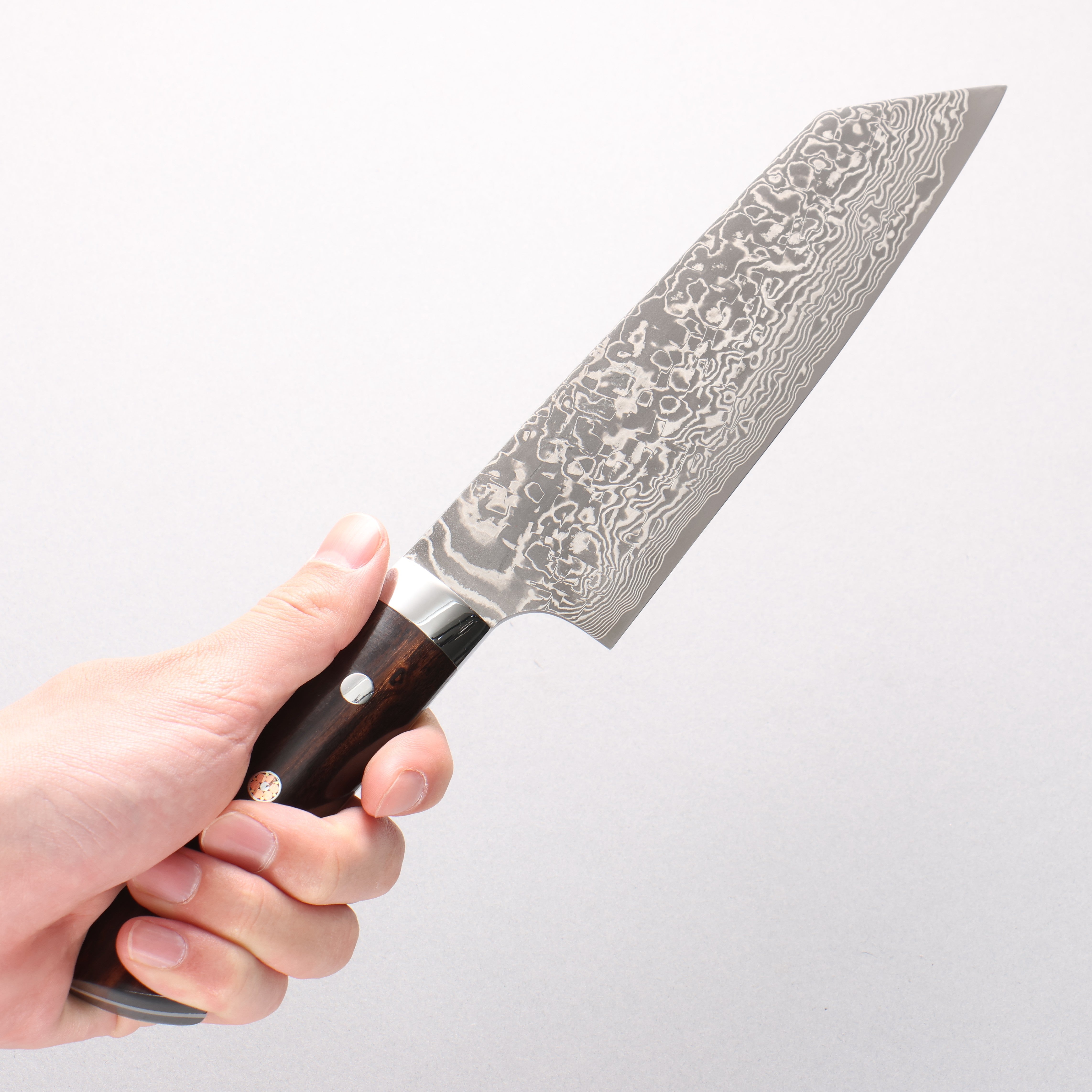 Takeshi Saji SG2 Black Damascus Bunka 180mm Ironwood Handle - Seisuke Knife