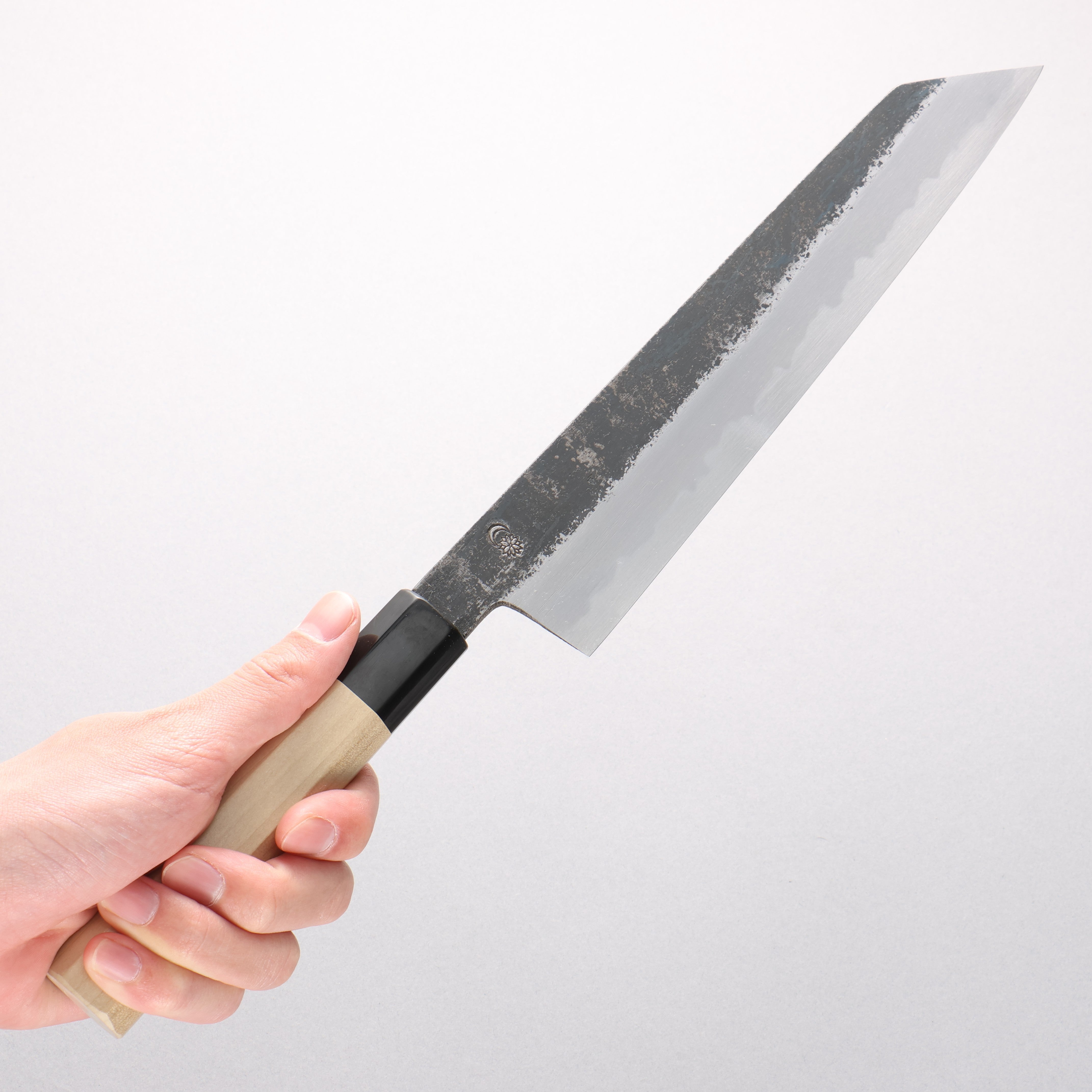 Kikuzuki White Steel No.2 Black Finished Kiritsuke Gyuto 240mm Magnolia Handle - Seisuke Knife