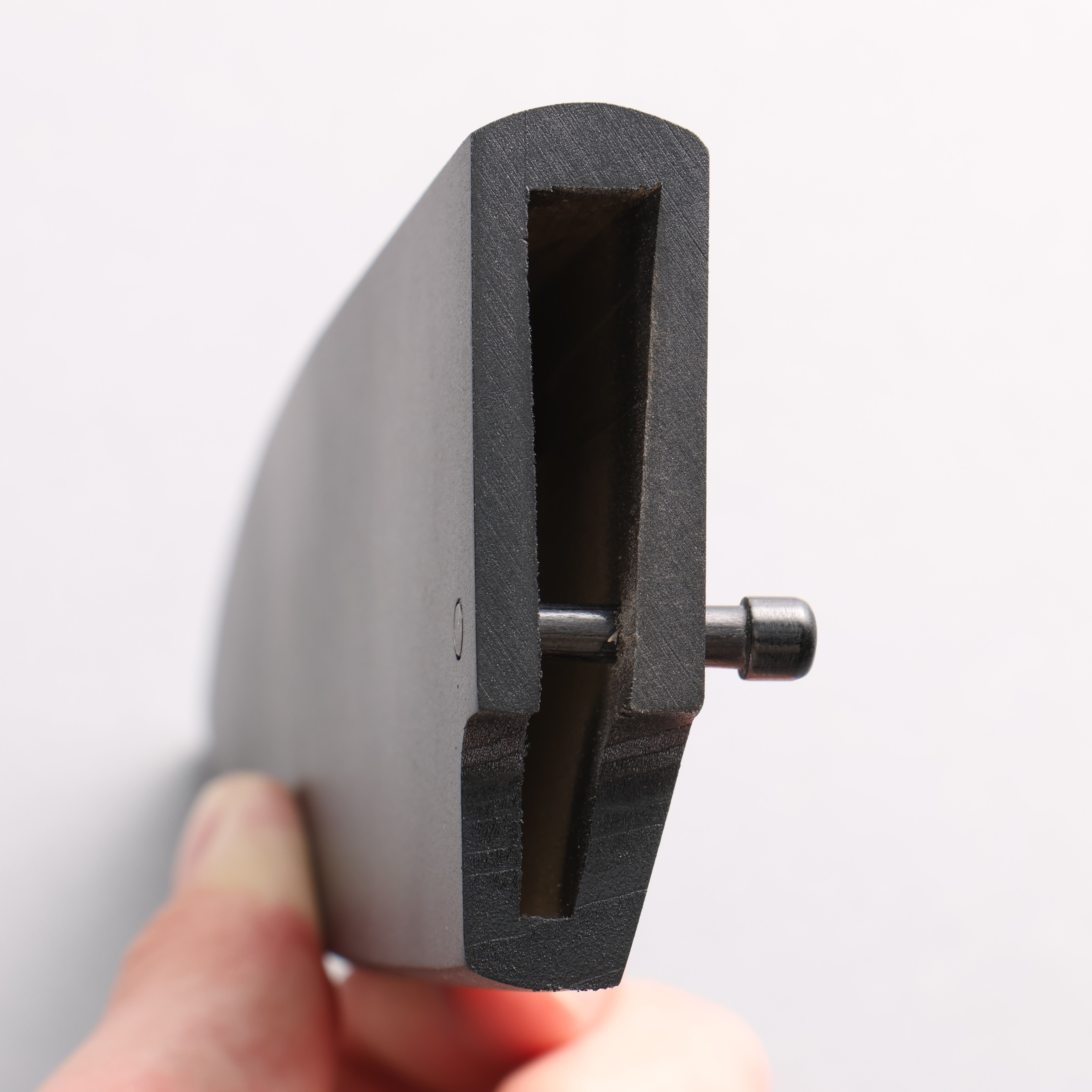 Black Magnolia Sheath for 150mm Deba with Plywood pin Kaneko - Seisuke Knife