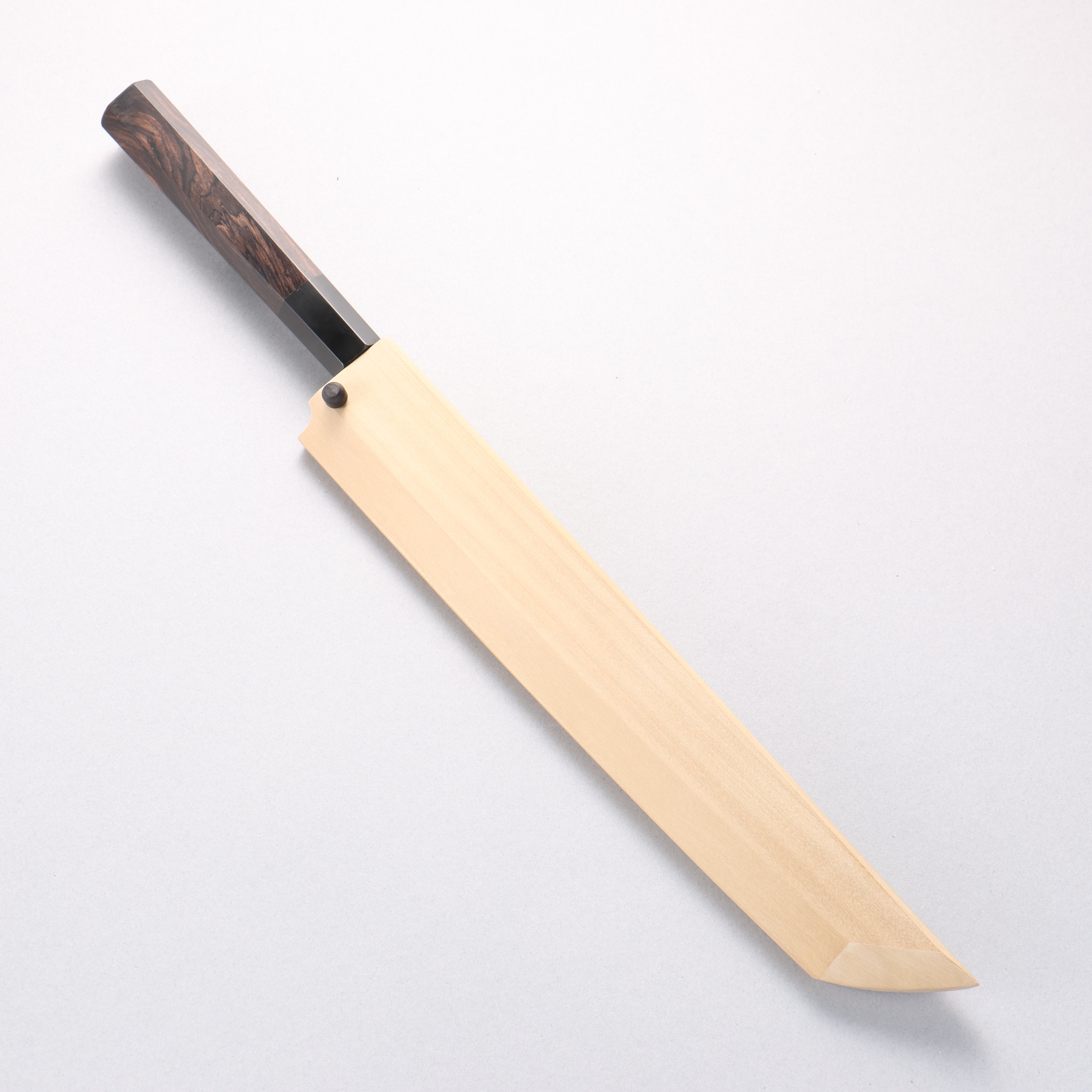 Tessen by Tanaka Tamahagane Sakimaru Yanagiba 240mm Ebony Wood Handle with Sheath - Seisuke Knife