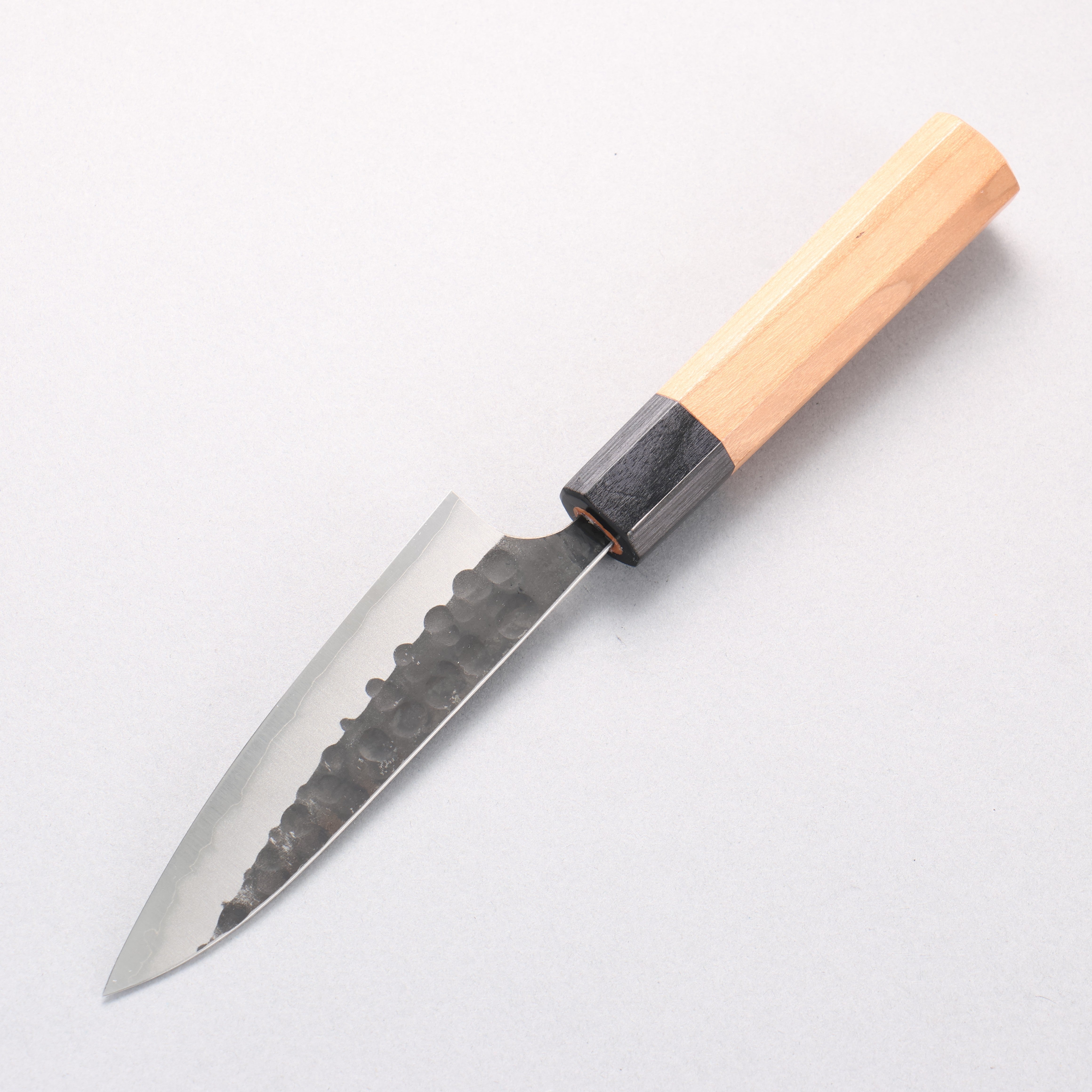 Masakage Koishi Blue Super Kurouchi Petty-Utility 120mm American Cherry Handle - Seisuke Knife