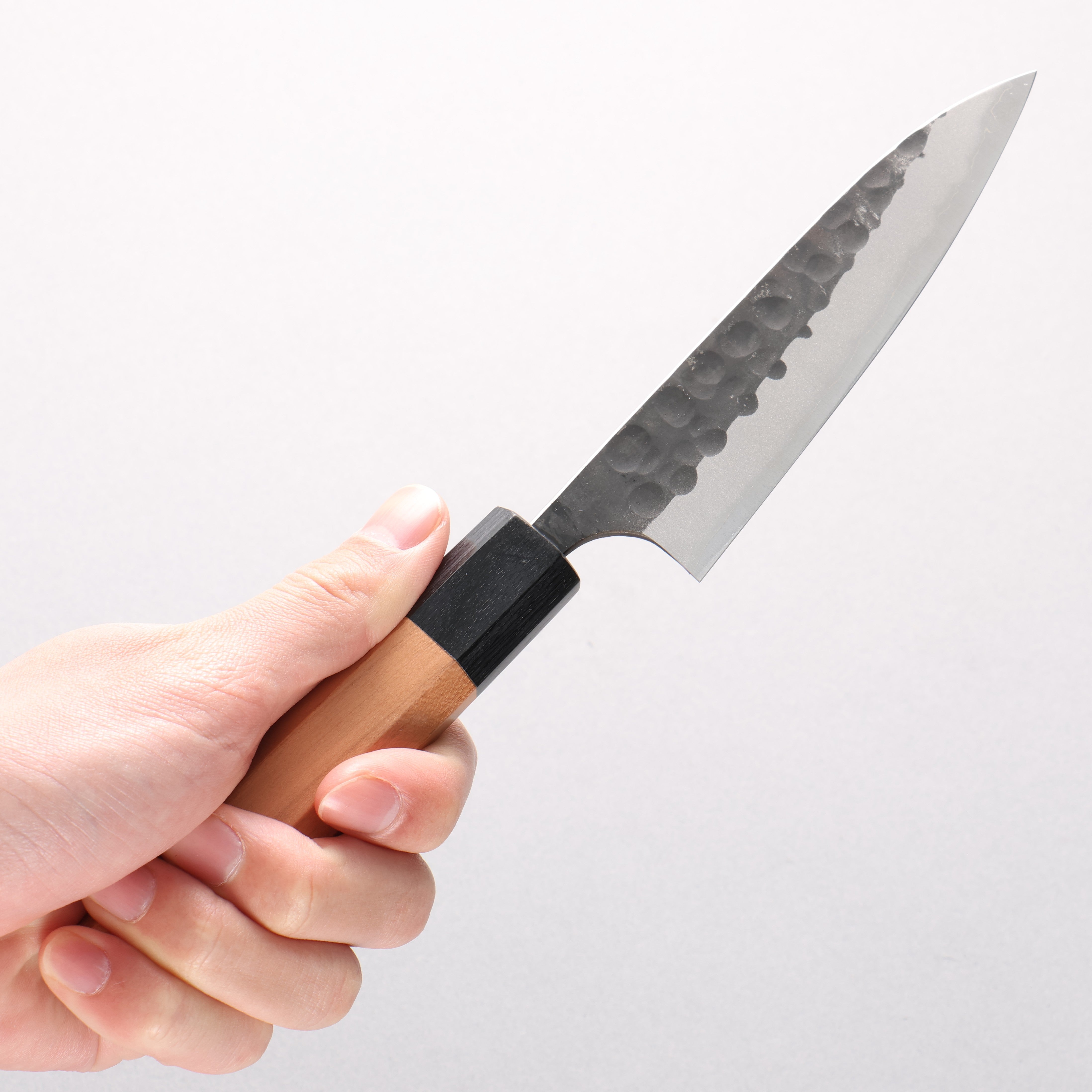 Masakage Koishi Blue Super Kurouchi Petty-Utility 120mm American Cherry Handle - Seisuke Knife