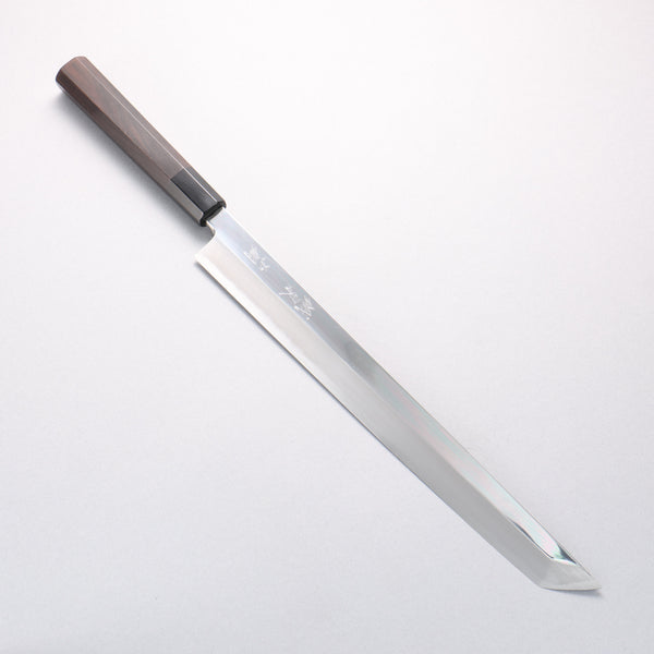 Tessen by Tanaka Tamahagane Sakimaru Yanagiba 315mm Ebony Wood Handle