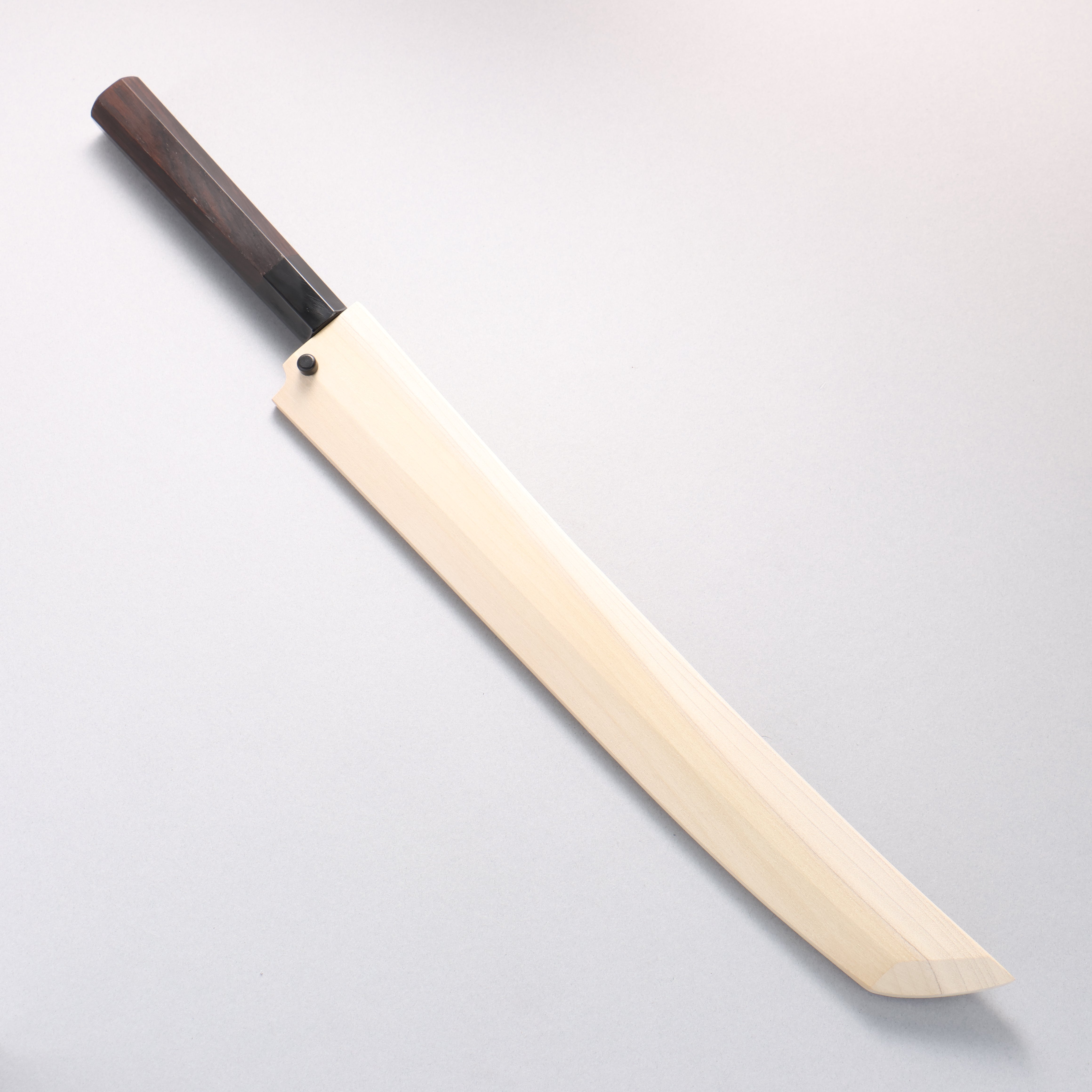Tessen by Tanaka Tamahagane Sakimaru Yanagiba 315mm Ebony Wood Handle with Sheath - Seisuke Knife