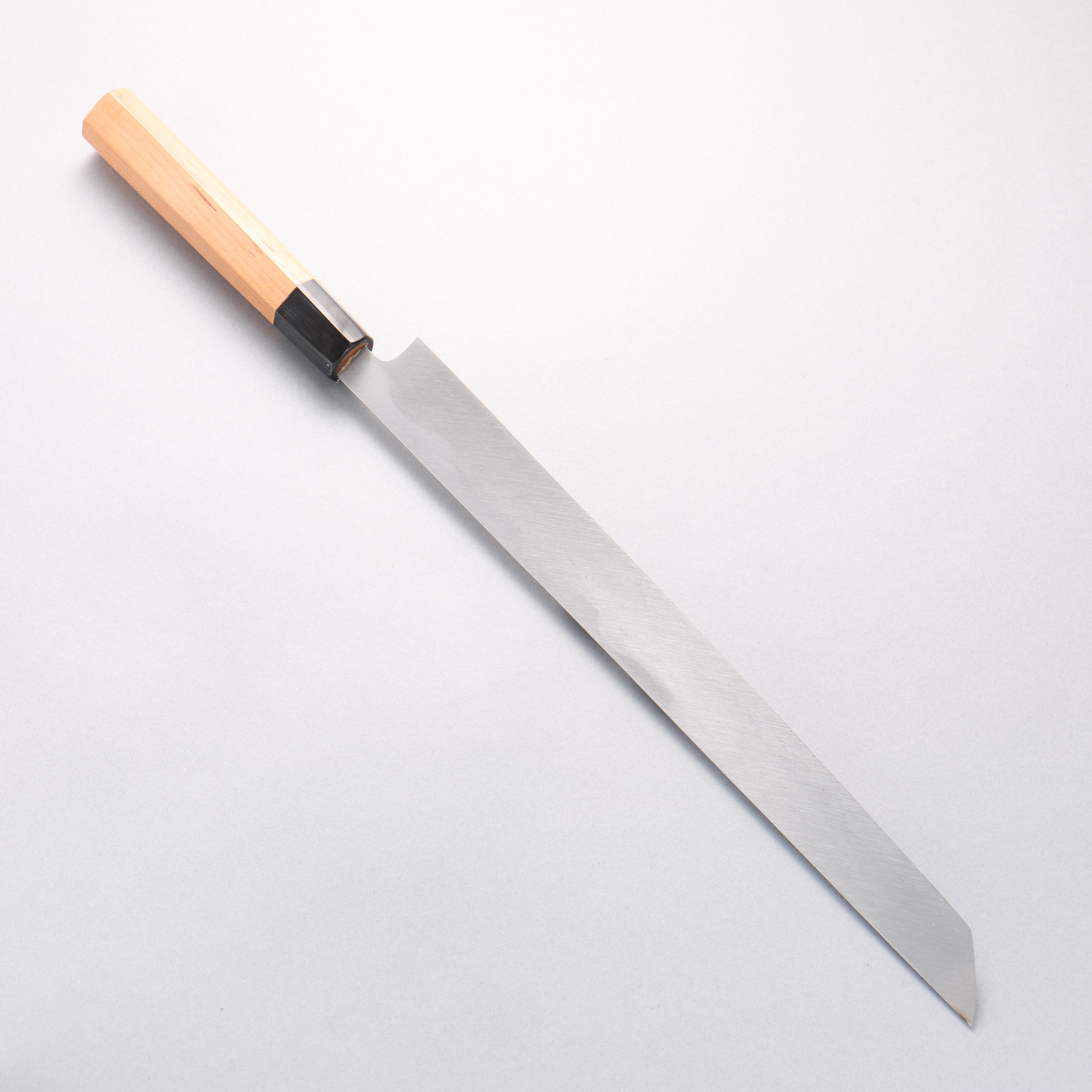 Tessen by Tanaka Tamahagane Sakimaru Yanagiba 315mm Wild Cherry Handle with Sheath - Seisuke Knife