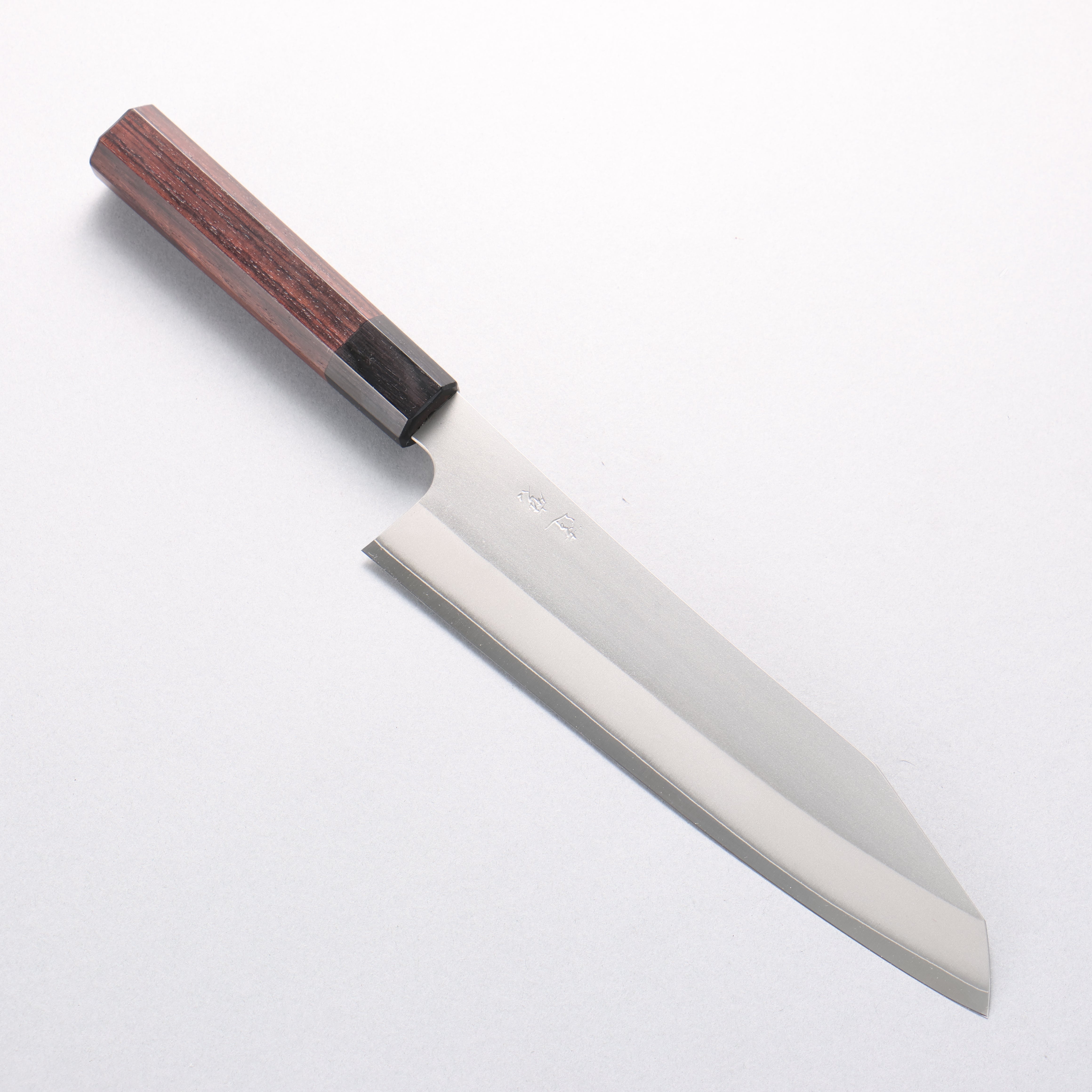 Daruma Silver Steel No.3 Kiritsuke Gyuto 210mm Rosewood & Black Pakkawood Handle - Seisuke Knife