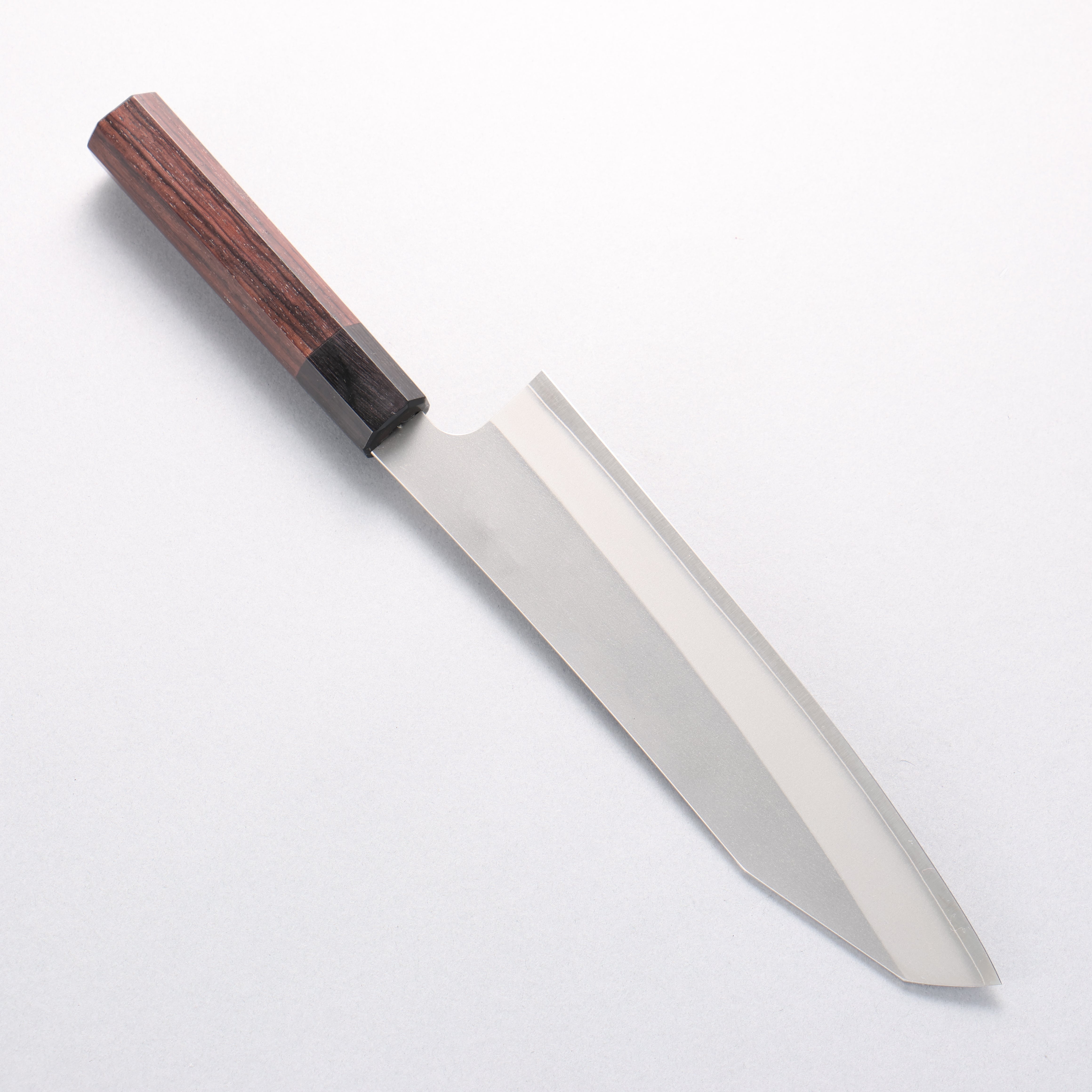 Daruma Silver Steel No.3 Kiritsuke Gyuto 210mm Rosewood & Black Pakkawood Handle - Seisuke Knife