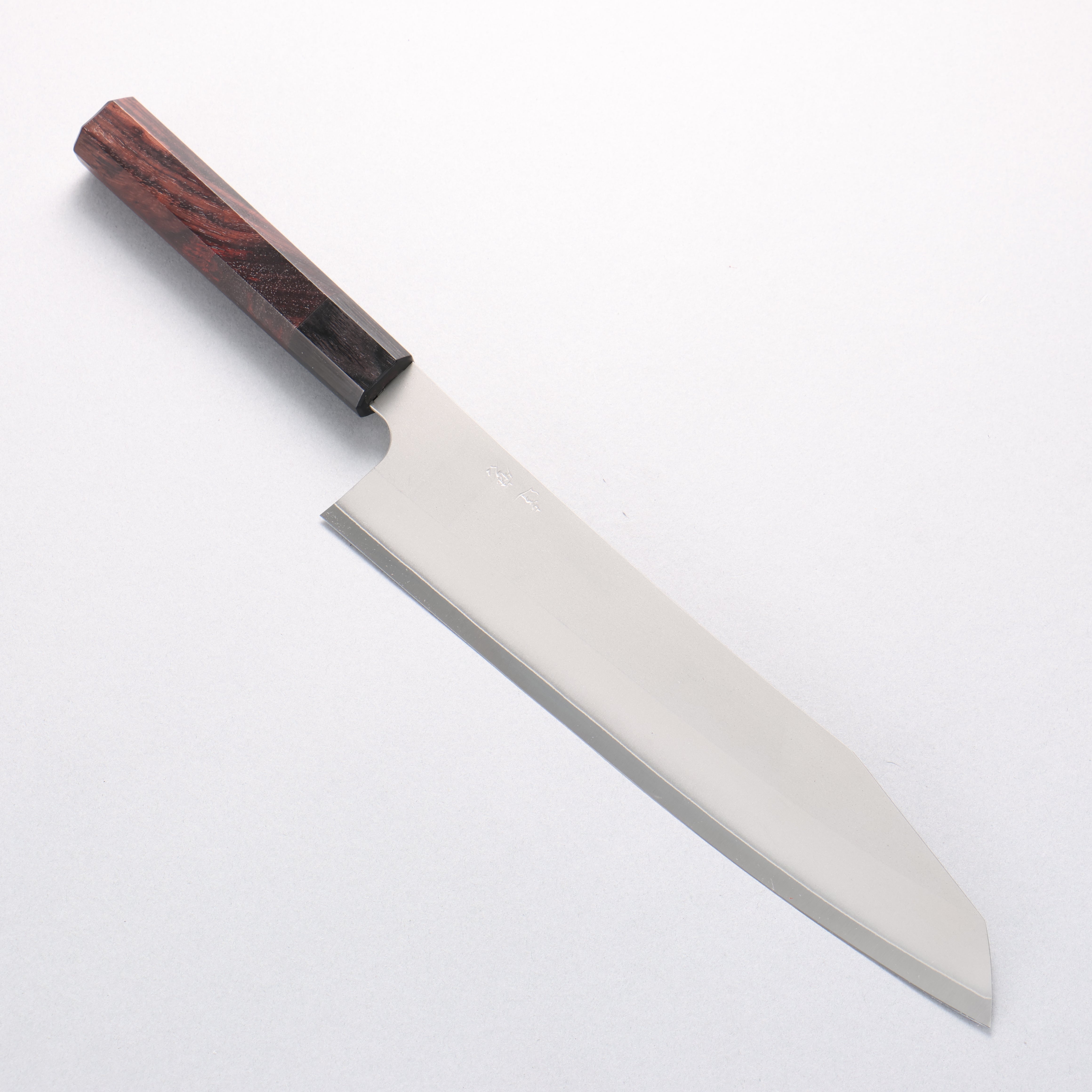 Daruma Silver Steel No.3 Kiritsuke Gyuto 240mm Shitan & Black Pakkawood Handle - Seisuke Knife