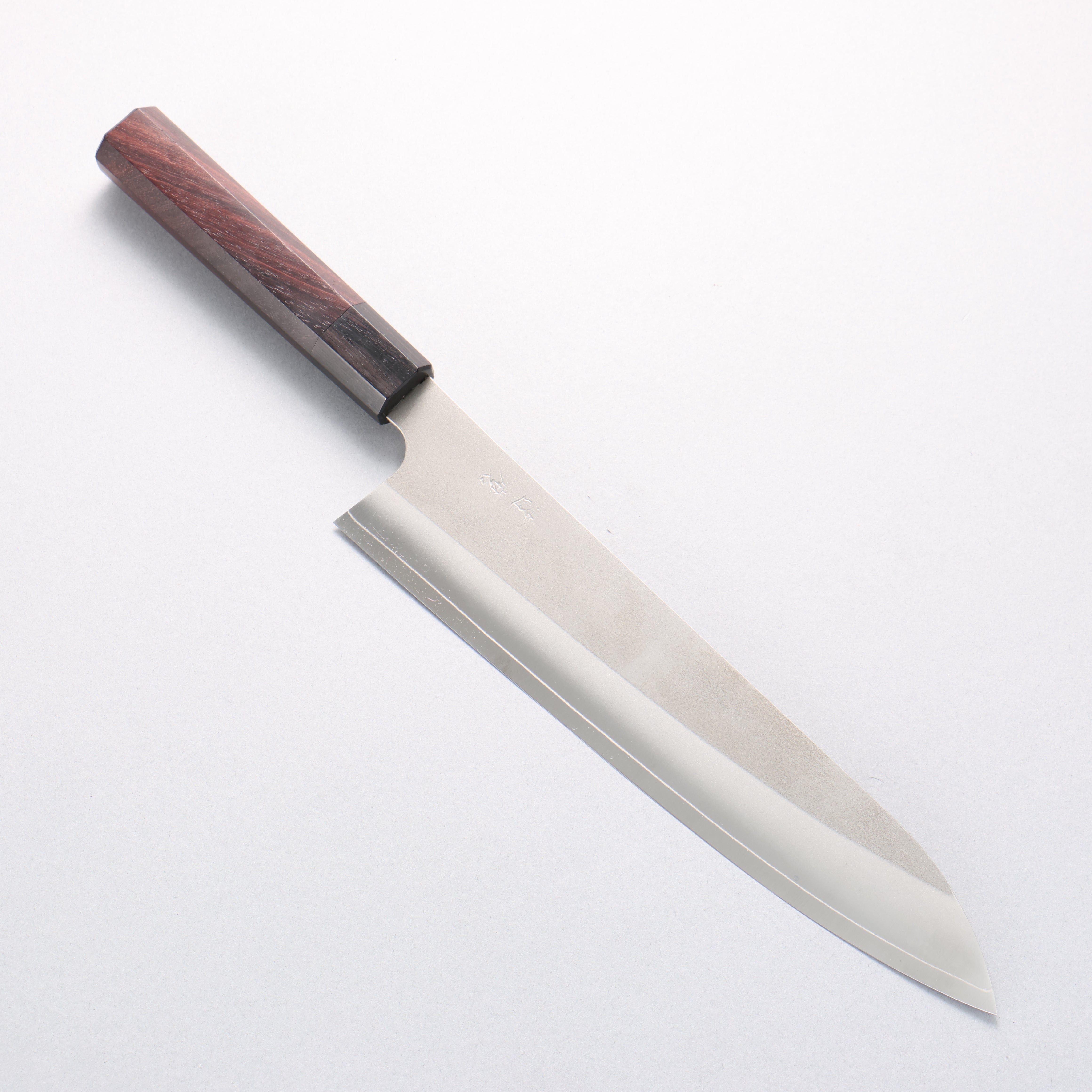 Daruma Silver Steel No.3 Gyuto 240mm Shitan & Black Pakkawood Handle - Seisuke Knife