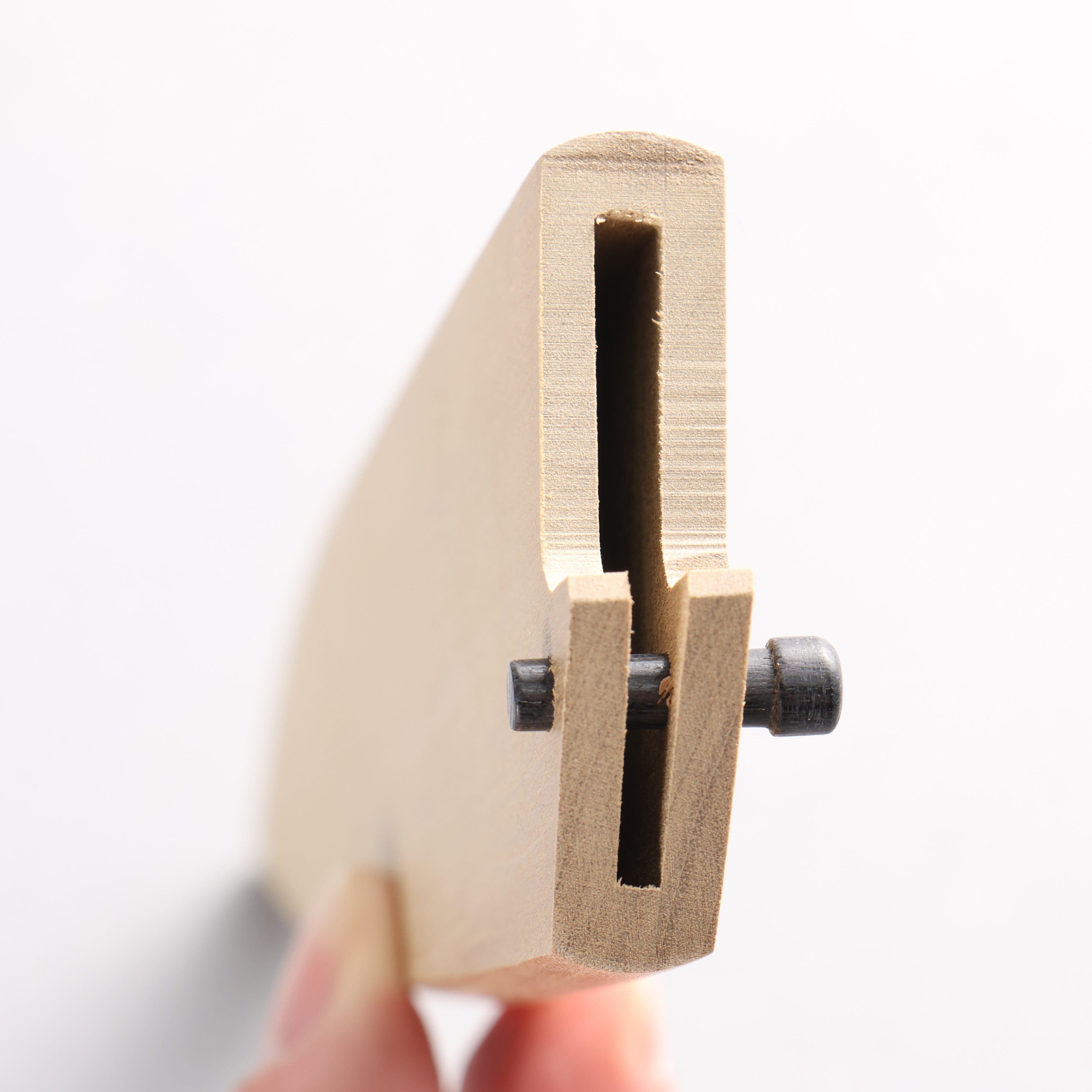 Magnolia Saya Sheath for Hiraki Knife with Plywood Pin - 165mm (Nashiji) - Seisuke Knife