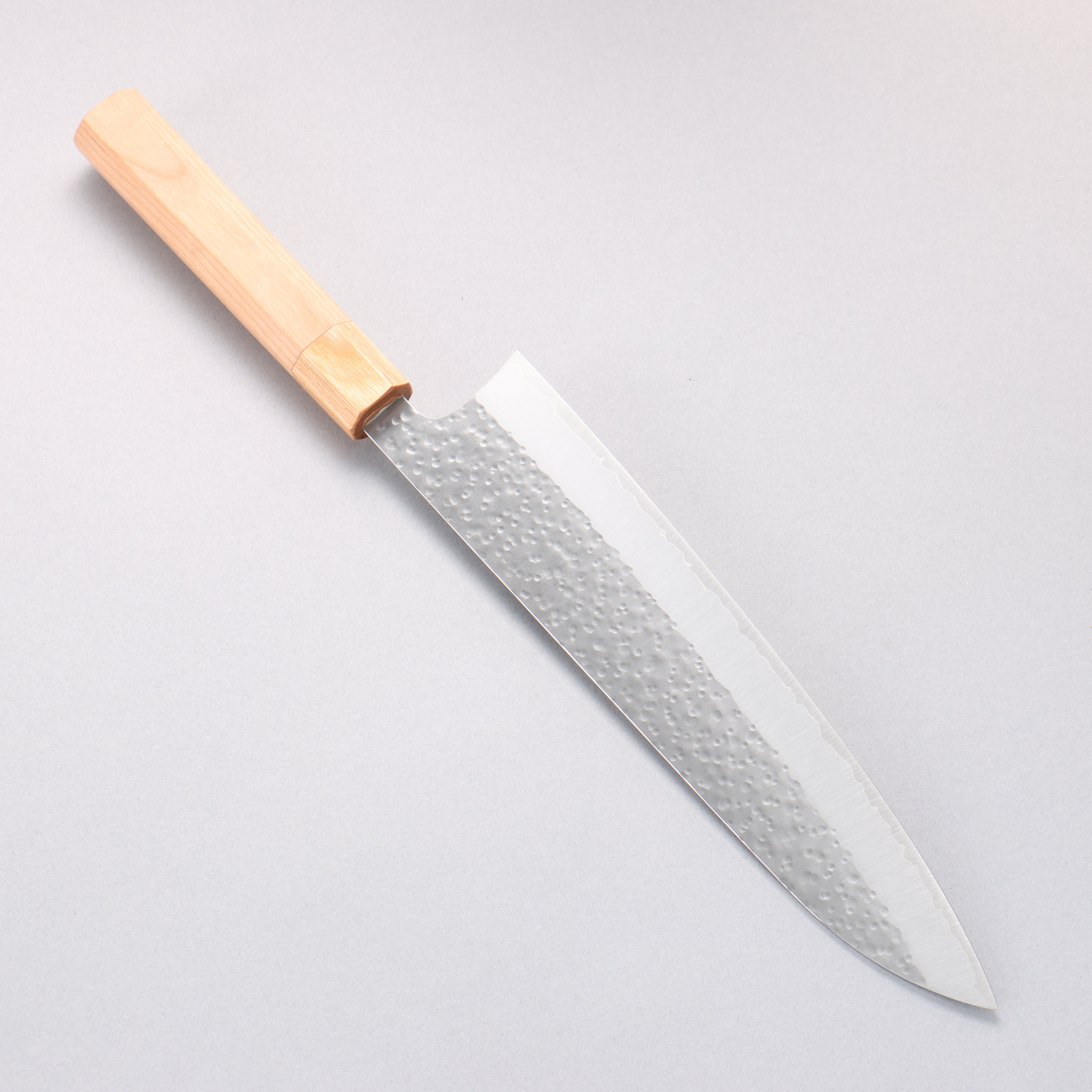 Makoto Kurosaki SG2 Hammered(Maru) Gyuto 240mm Cherry Wood Handle - Seisuke Knife