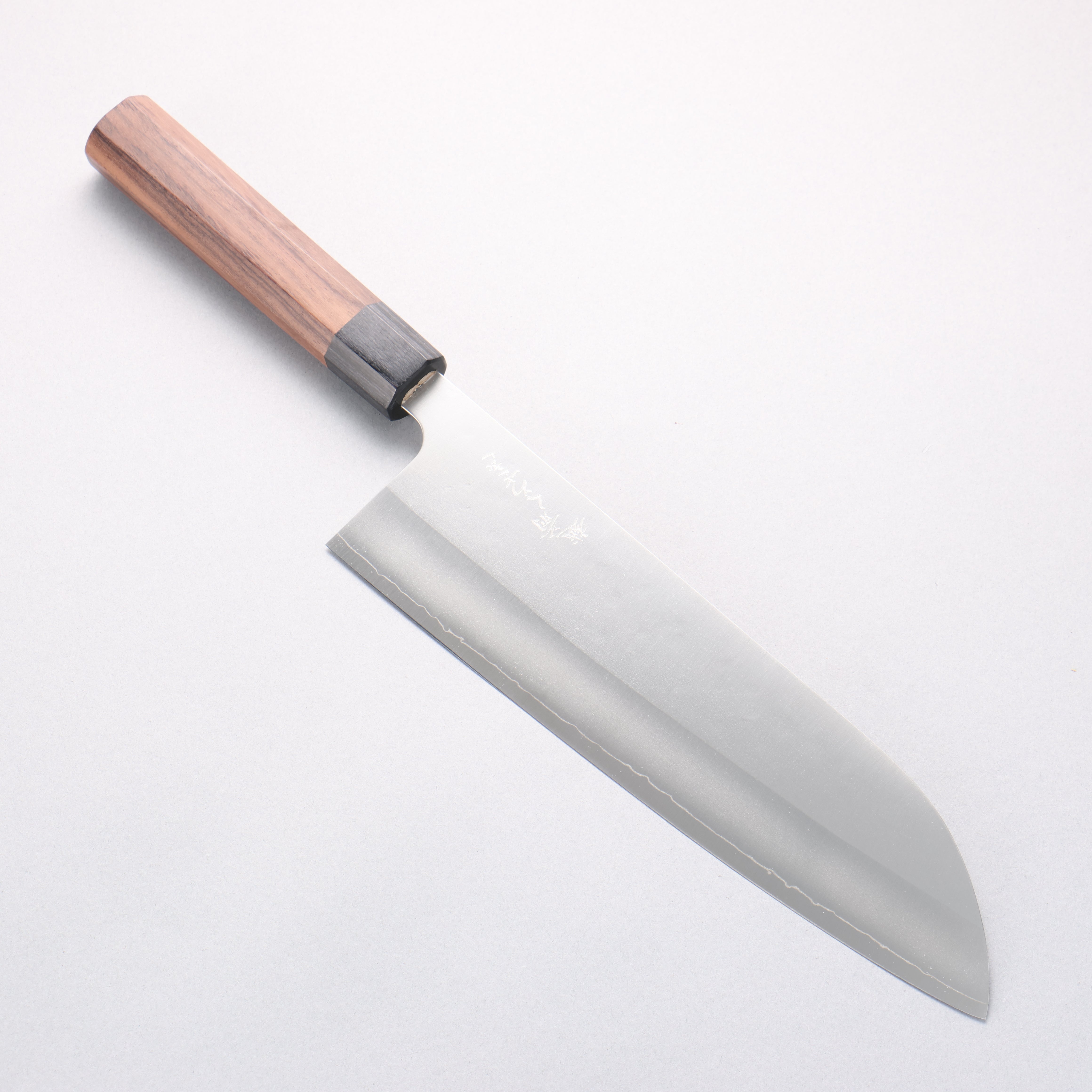 Makoto Kurosaki VG7 Nashiji Wide Gyuto 240mm Shitan & Black Pakkawood Handle - Seisuke Knife