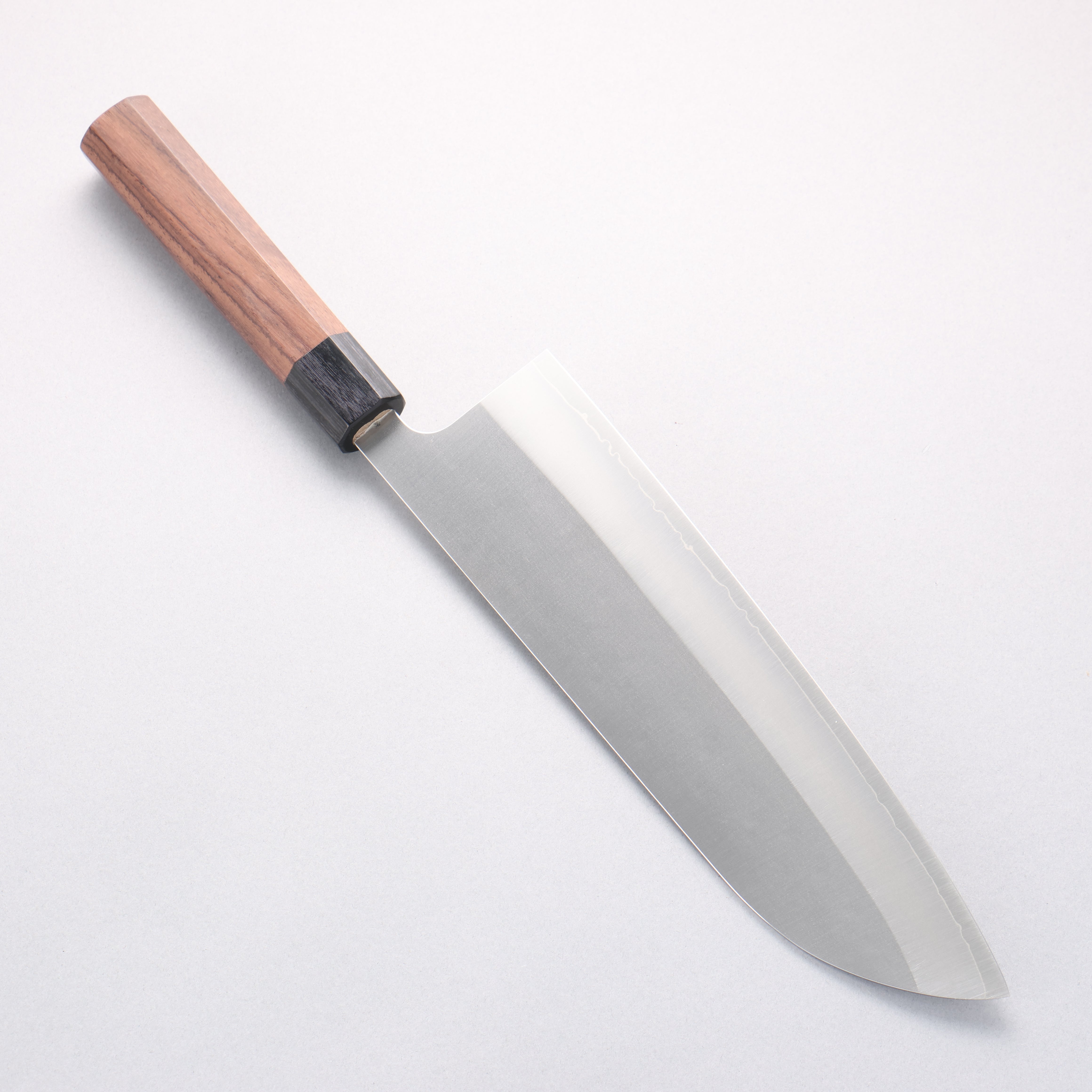 Makoto Kurosaki VG7 Nashiji Wide Gyuto 240mm Shitan & Black Pakkawood Handle - Seisuke Knife
