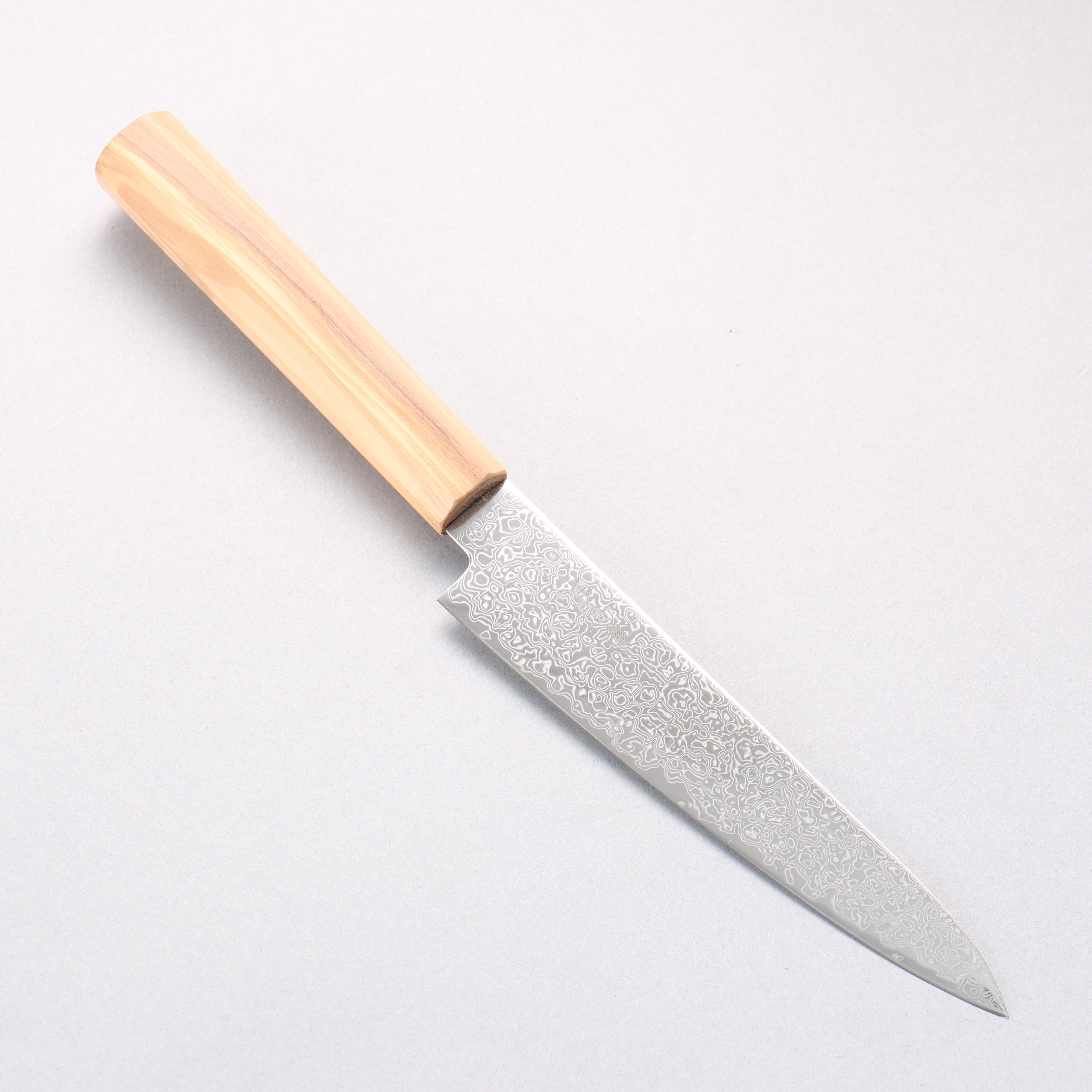 Kanjyo SG2 Damascus Petty-Utility 150mm Olive Wood Handle - Seisuke Knife