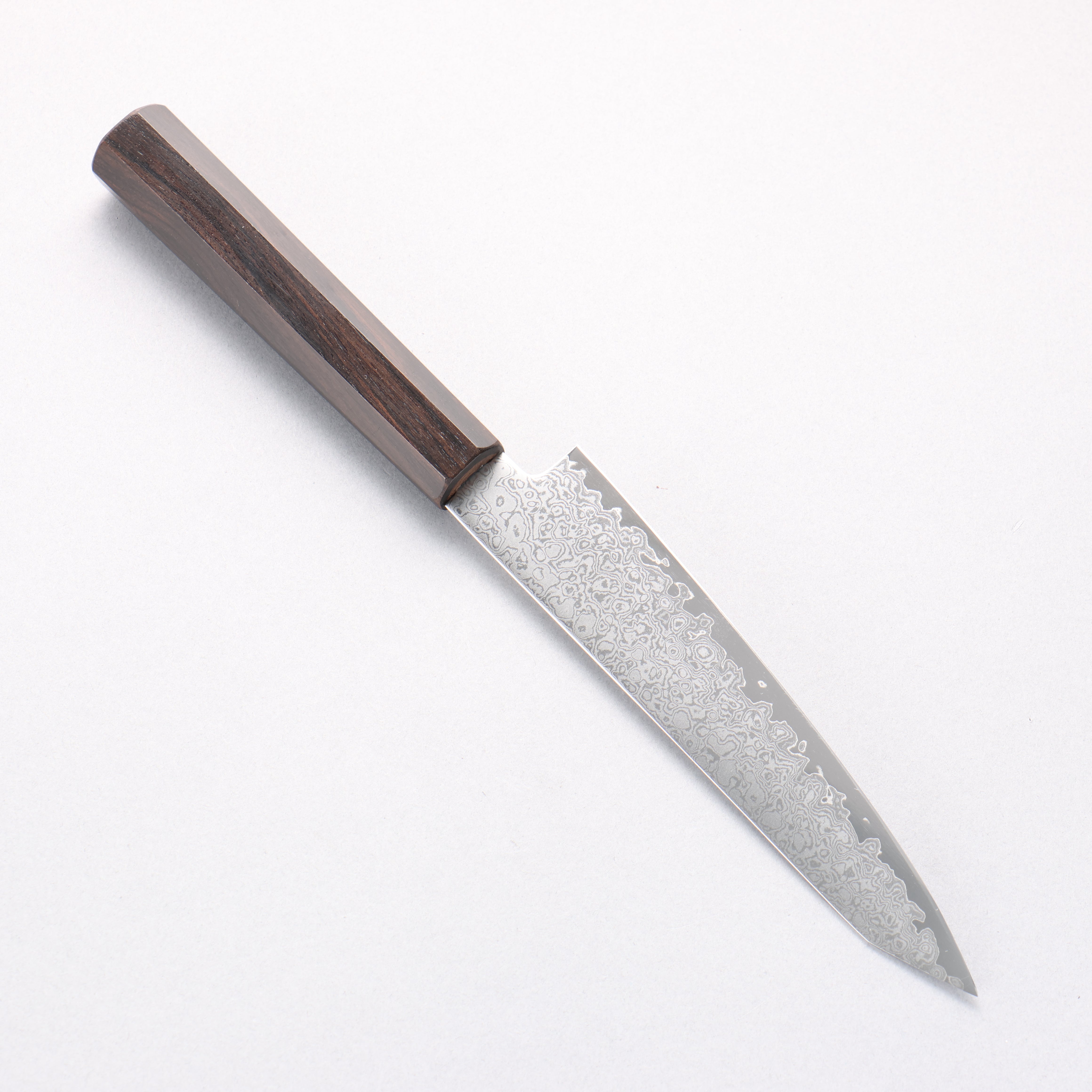 Kanjyo VG10 Damascus Kiritsuke Petty-Utility 150mm Ebony Wood Handle - Seisuke Knife