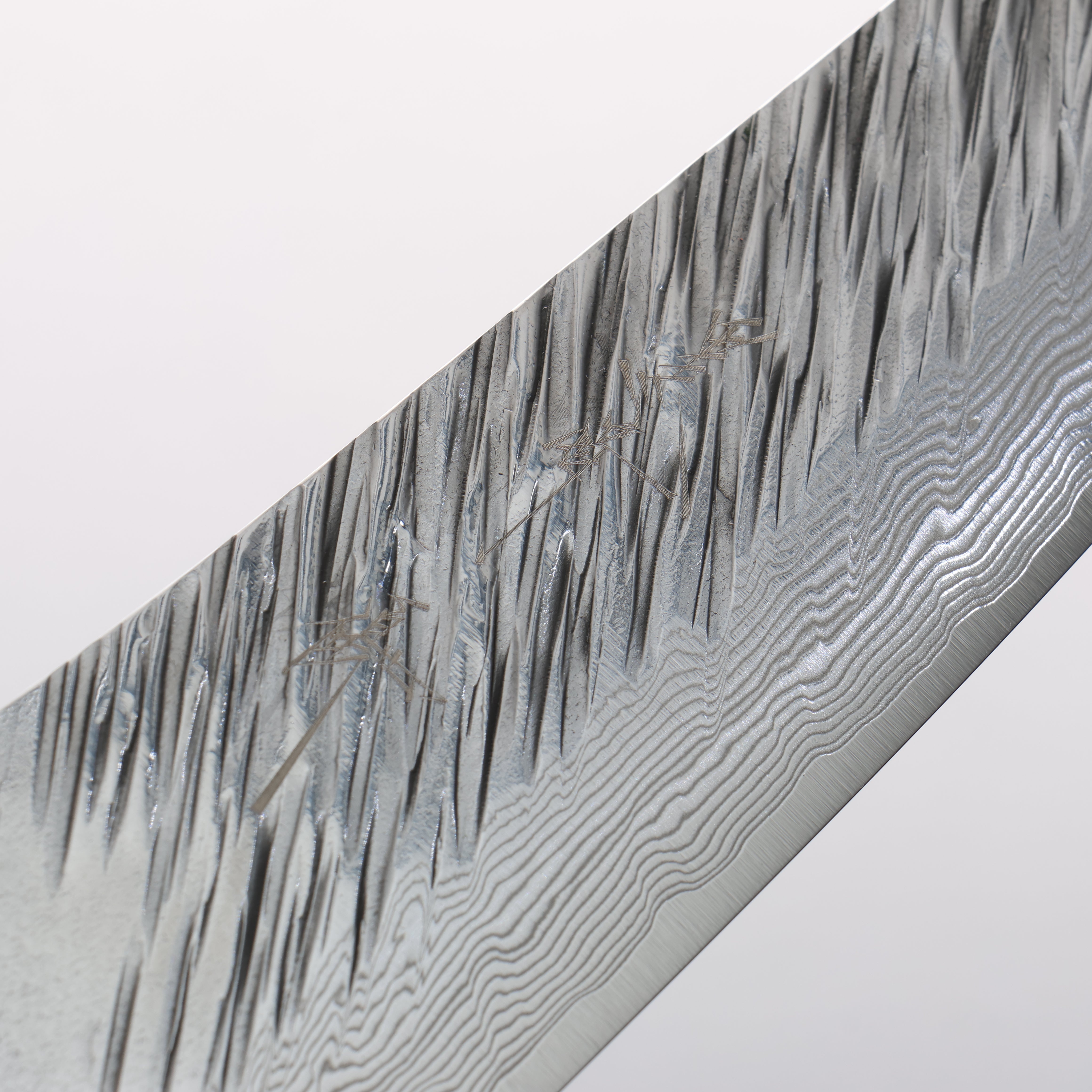 Yu Kurosaki Fujin SG2 Hammered Damascus Kiritsuke Gyuto 180mm Multi-Colored Acrylic Handle - Seisuke Knife