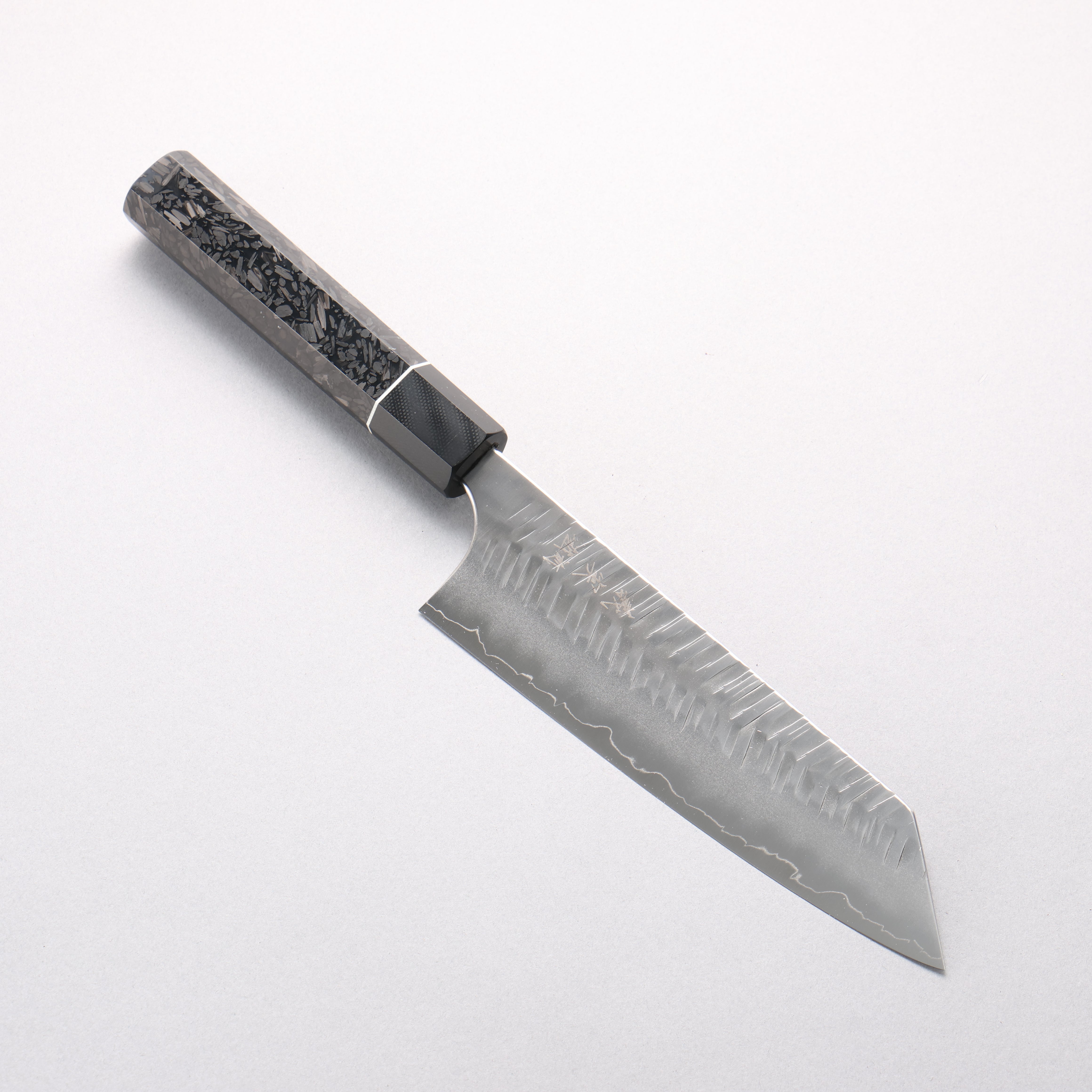 Yoshimi Kato SG2 V-Hammered Bunka 170mm Carbon Fiber & G10 Fiberglass Handle - Seisuke Knife