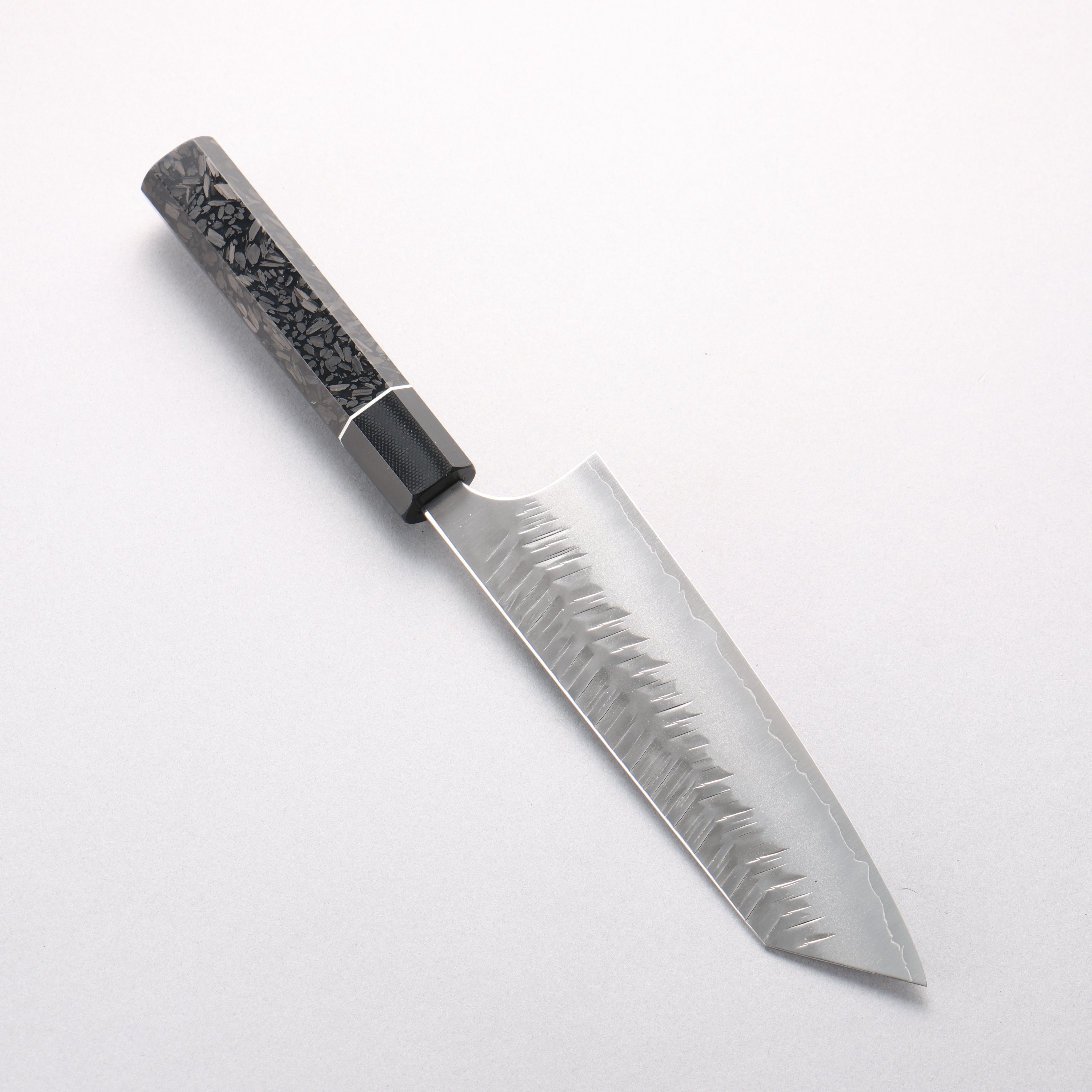 Yoshimi Kato SG2 V-Hammered Bunka 170mm Carbon Fiber & G10 Fiberglass Handle - Seisuke Knife