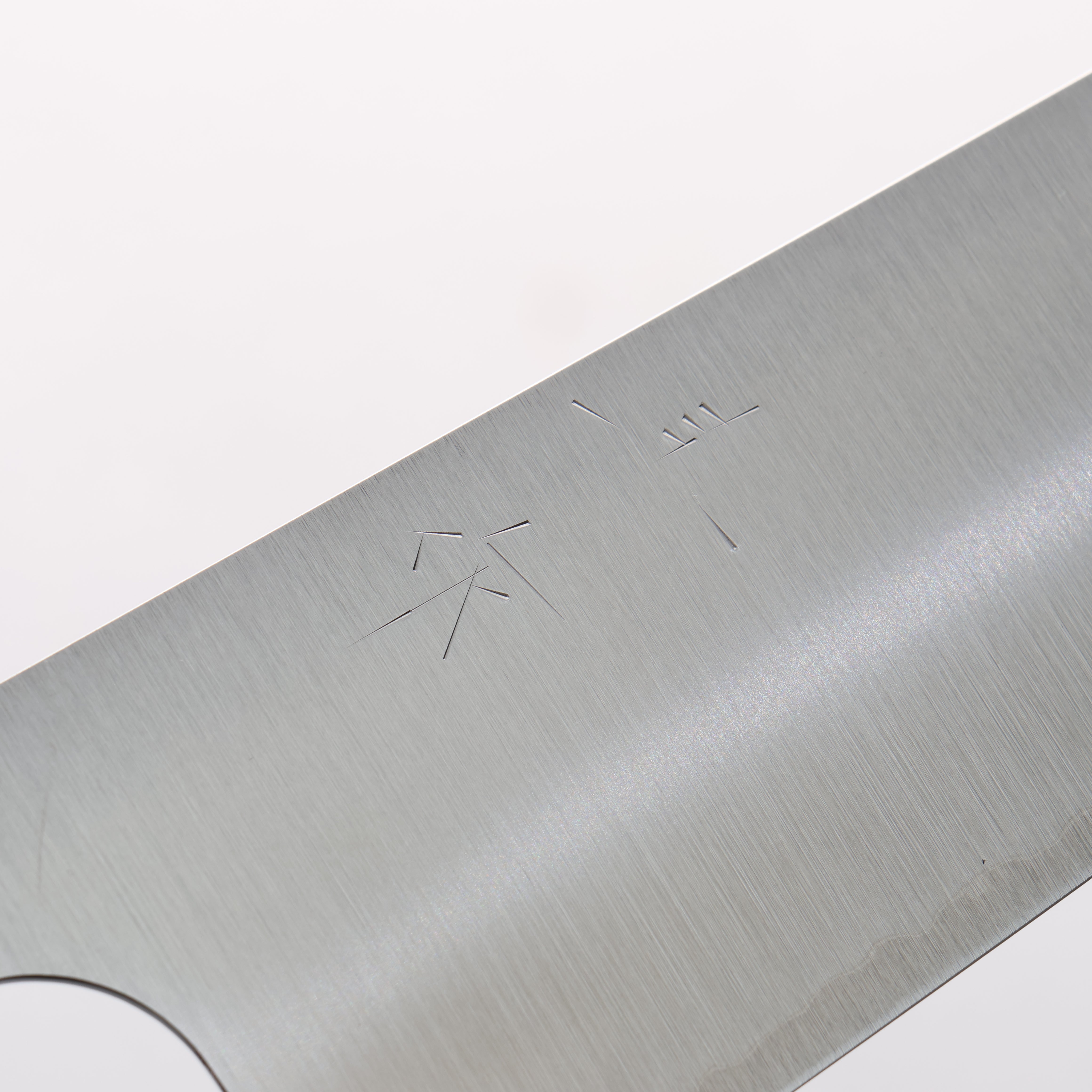 Kei Kobayashi SG2 Gyuto 240mm Striped Ebony Wood & Pink Ring Handle - Seisuke Knife