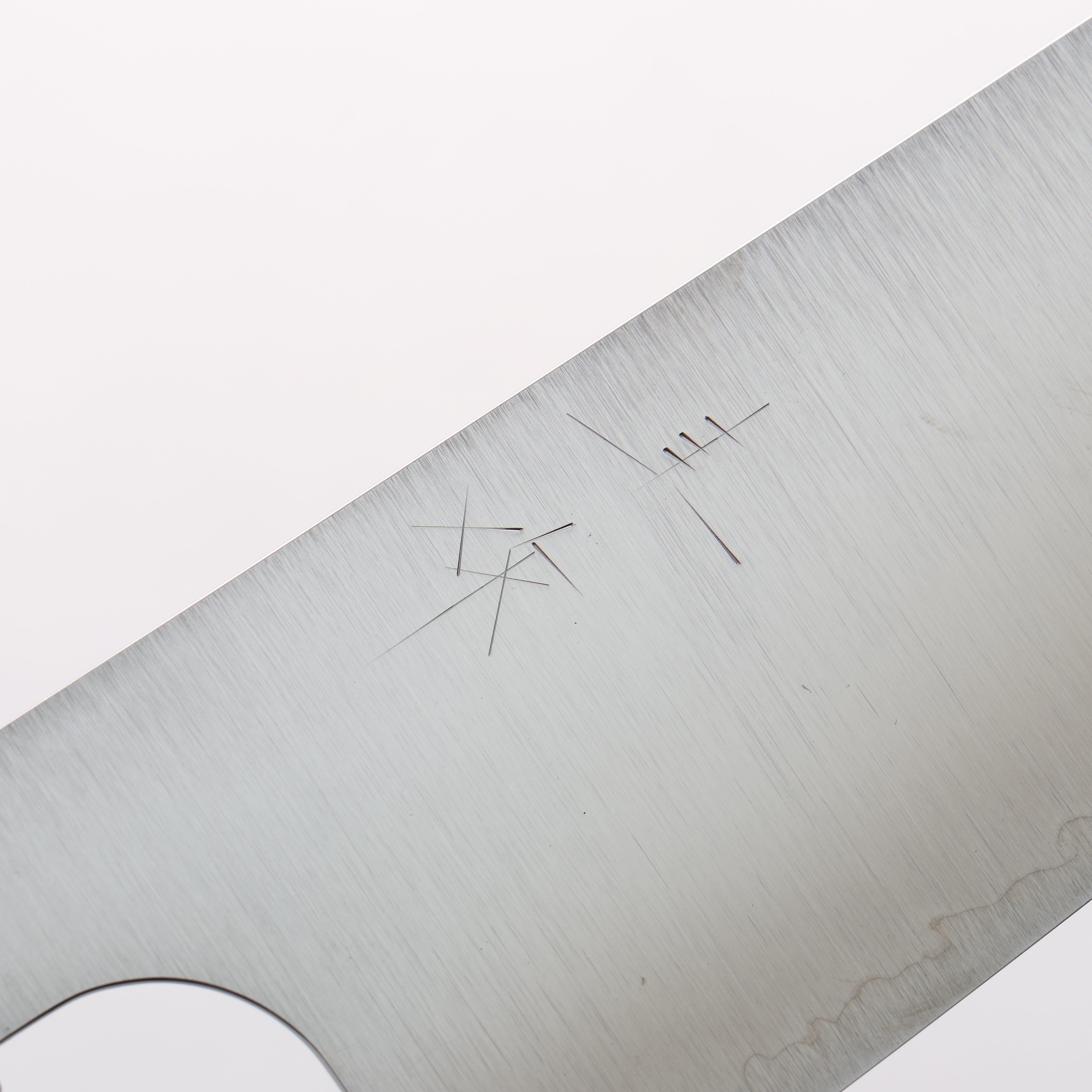 Kei Kobayashi SG2 Santoku 170mm Striped Ebony Wood & Pink Ring Handle - Seisuke Knife