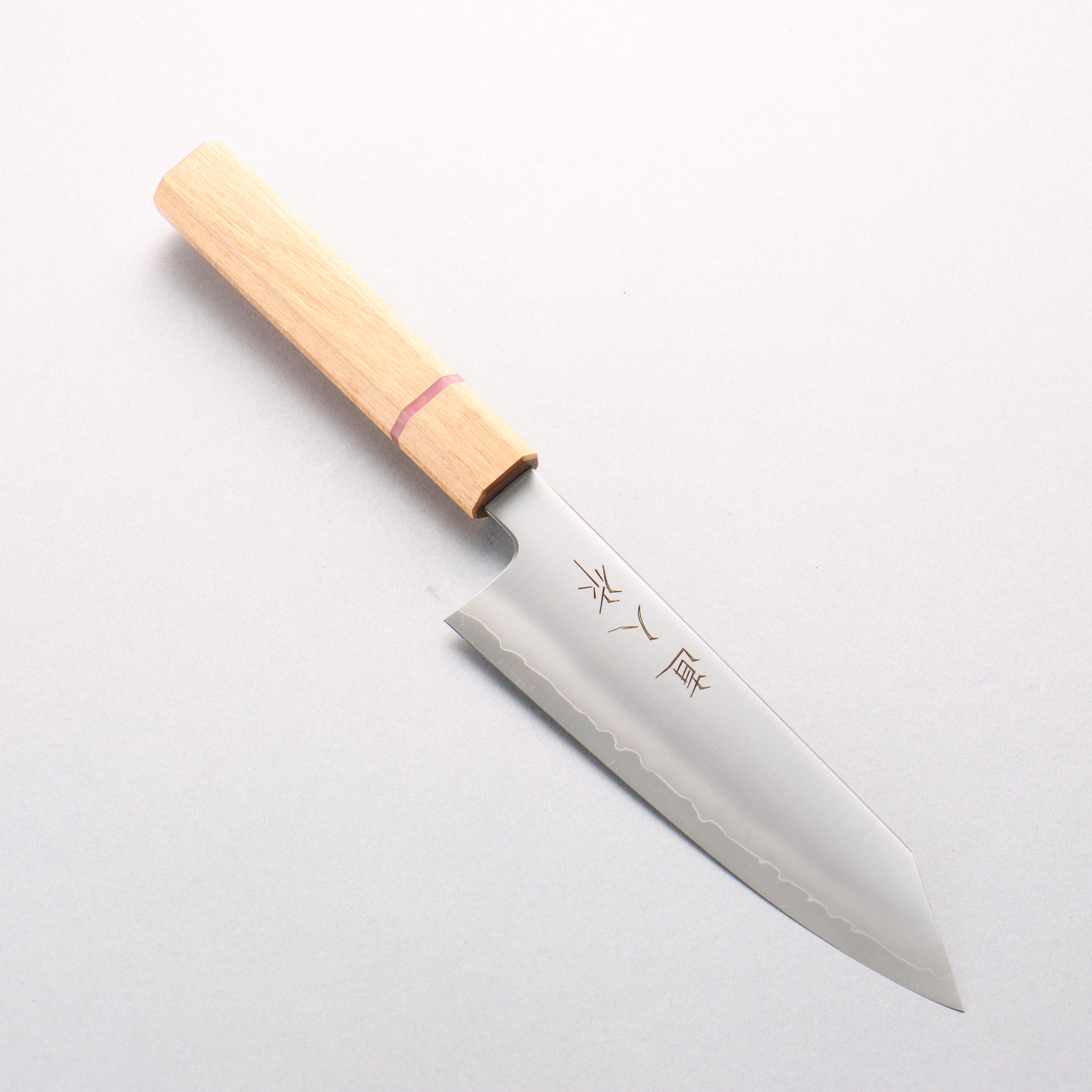 Naohito Myojin Cobalt Special Steel Bunka 170mm Cherry Wood & Pink Ring Handle - Seisuke Knife