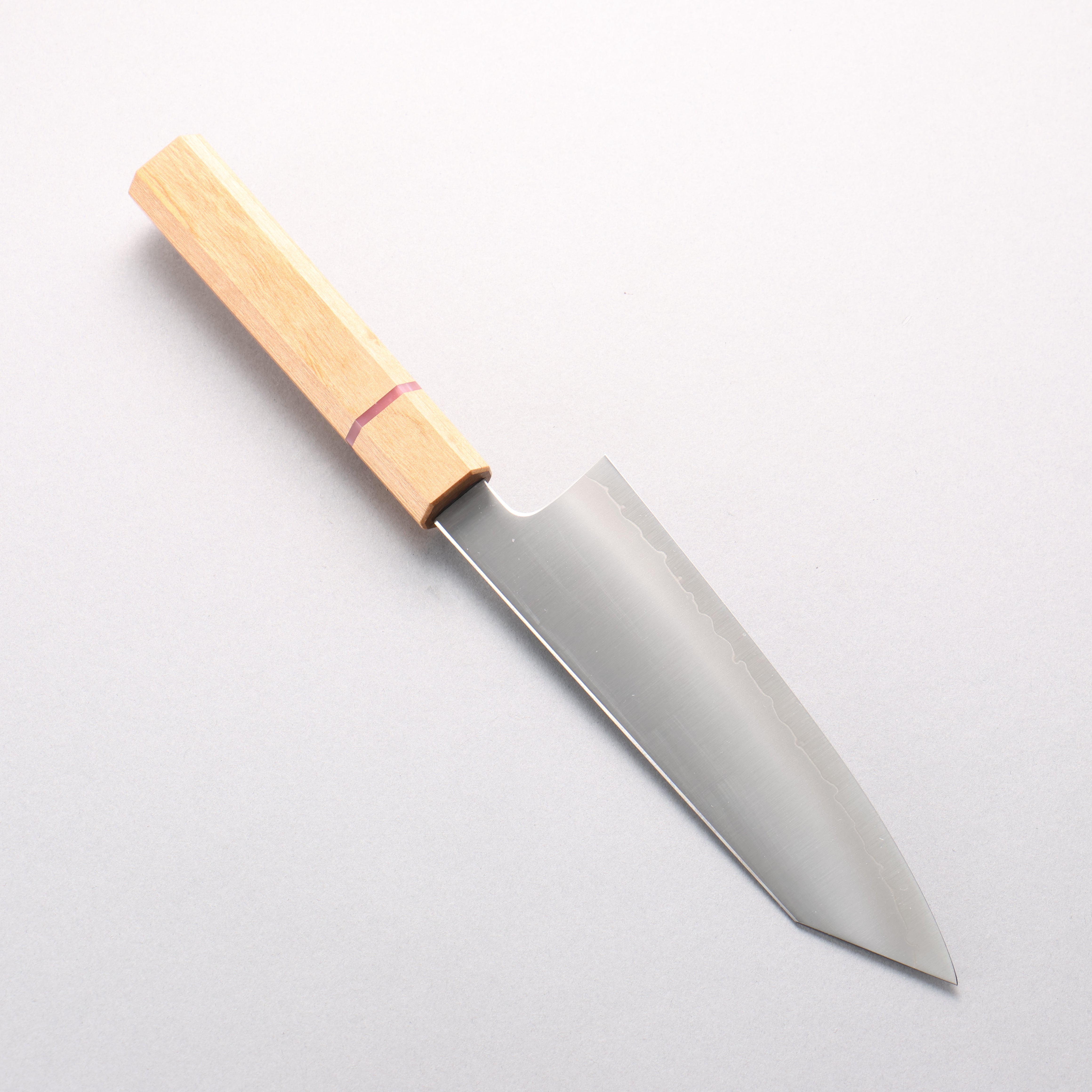 Naohito Myojin Cobalt Special Steel Bunka 170mm Cherry Wood & Pink Ring Handle - Seisuke Knife