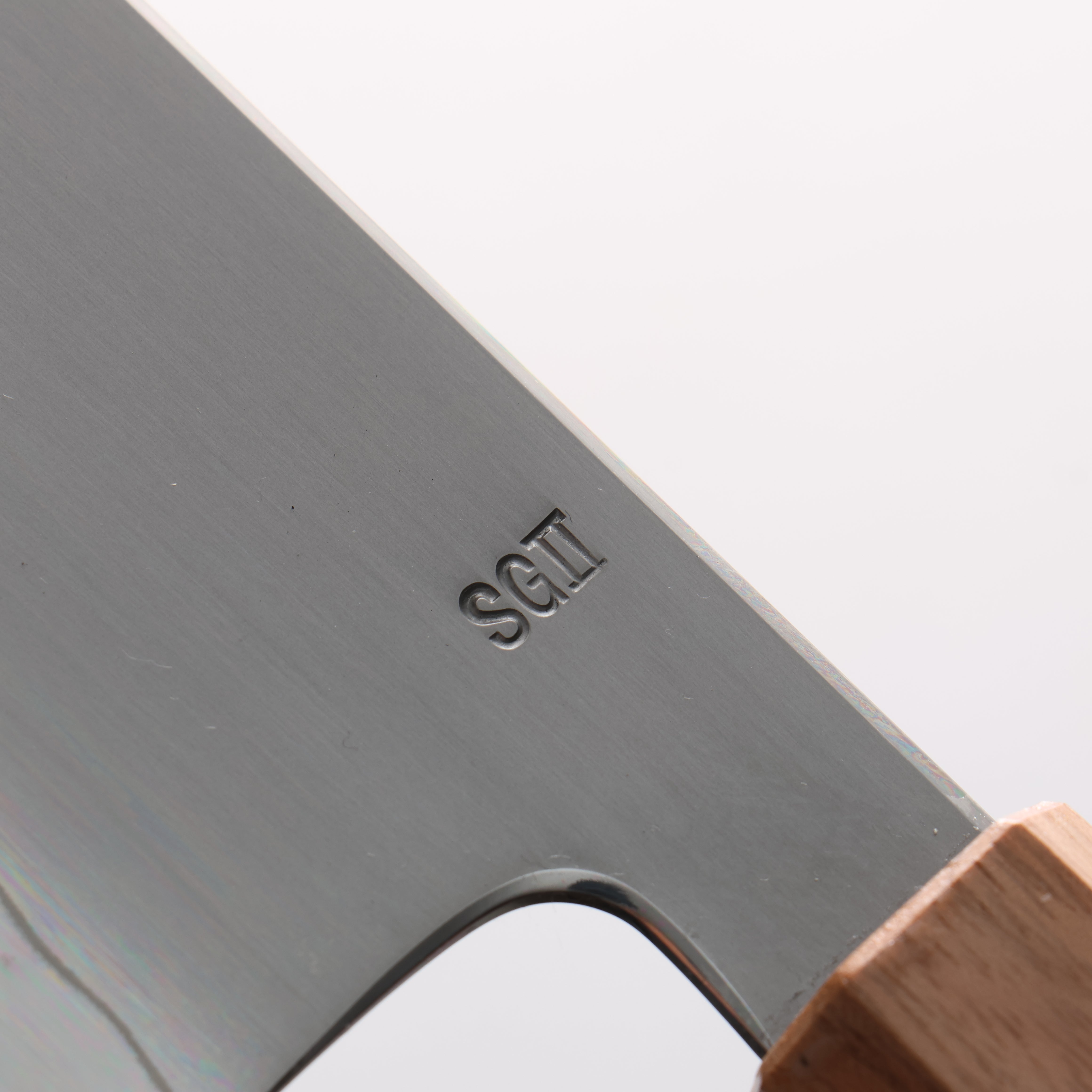 Naohito Myojin SG2 Kasumitogi Gyuto 240mm Cherry Wood & Pink Ring Handle - Seisuke Knife