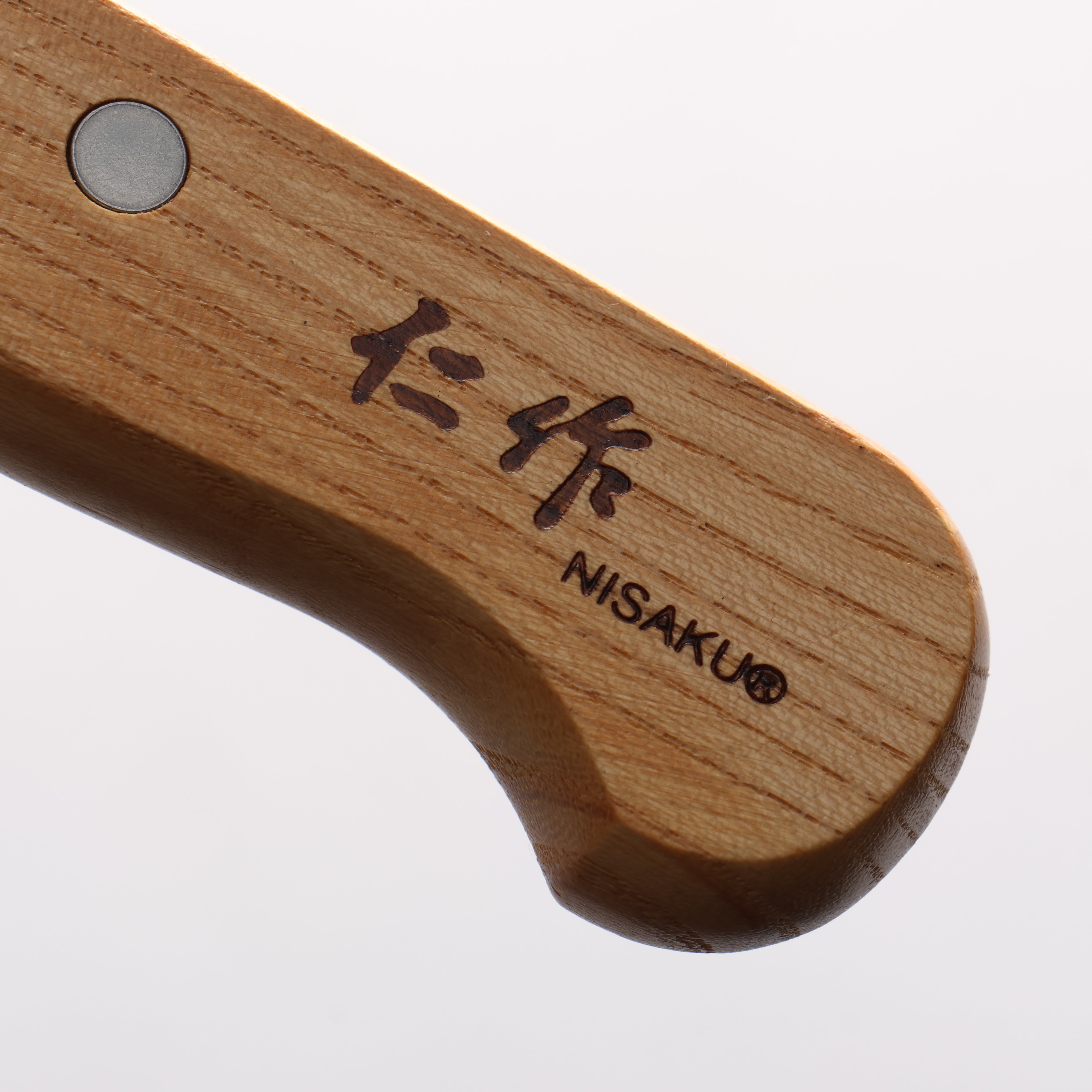 Nisaku Stainless Steel Serrated Bread Knife 300mm Natural wood Handle - Seisuke Knife