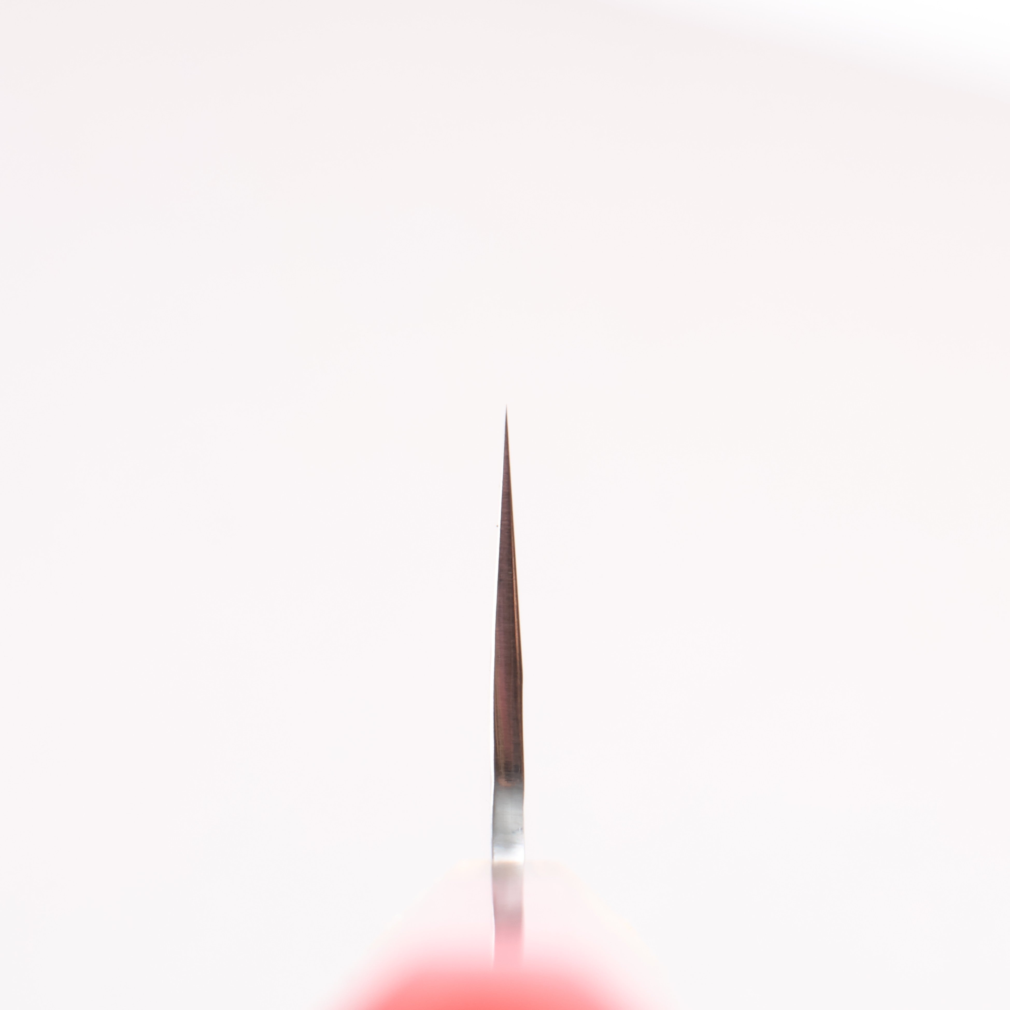 Yu Kurosaki Senko Ryu SG2 Hammered Small Santoku 150mm Olive Wood & Pink Resin Handle - Seisuke Knife