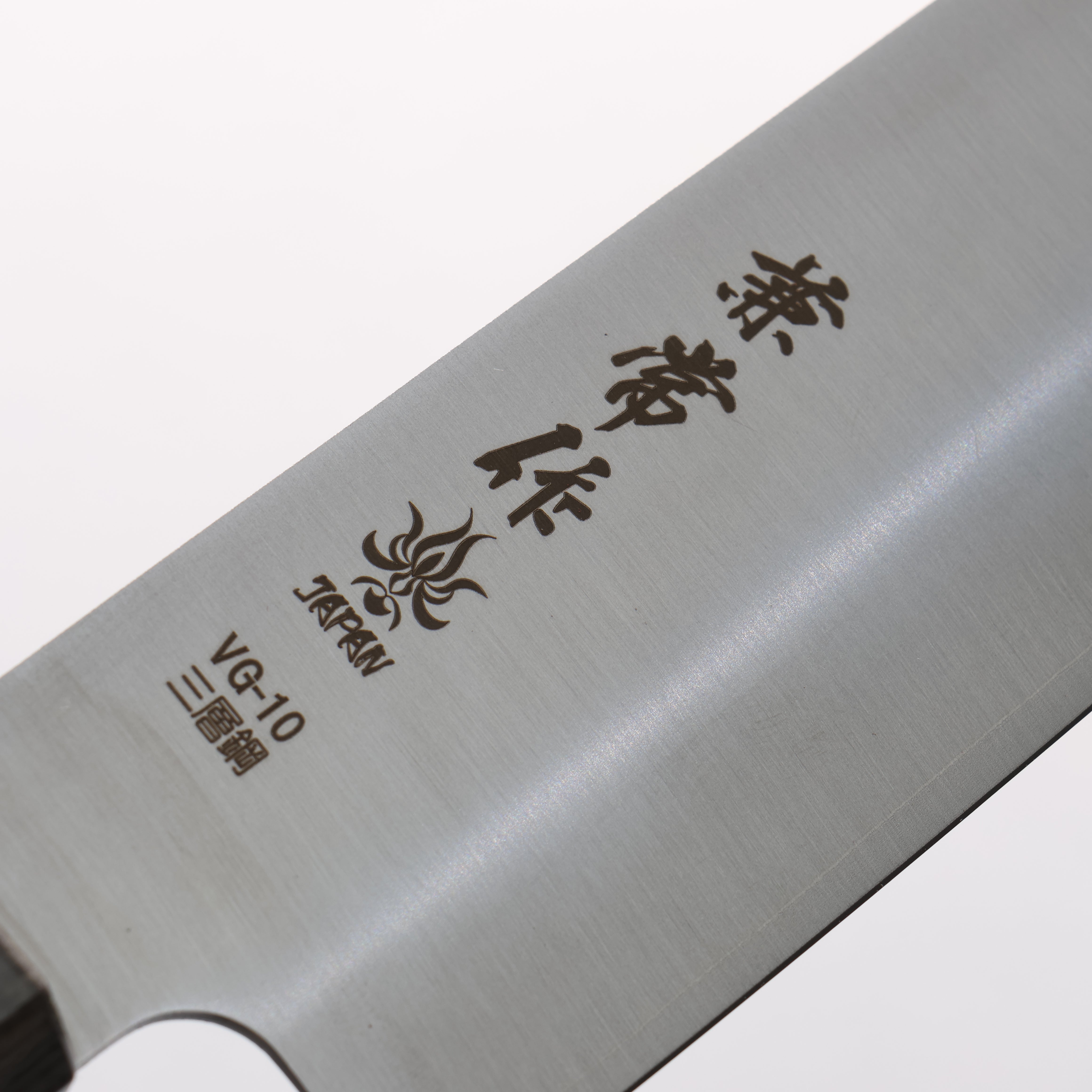 Kanetsune VG10 Kiritsuke Gyuto 210mm Gray Pakkawood Handle - Seisuke Knife