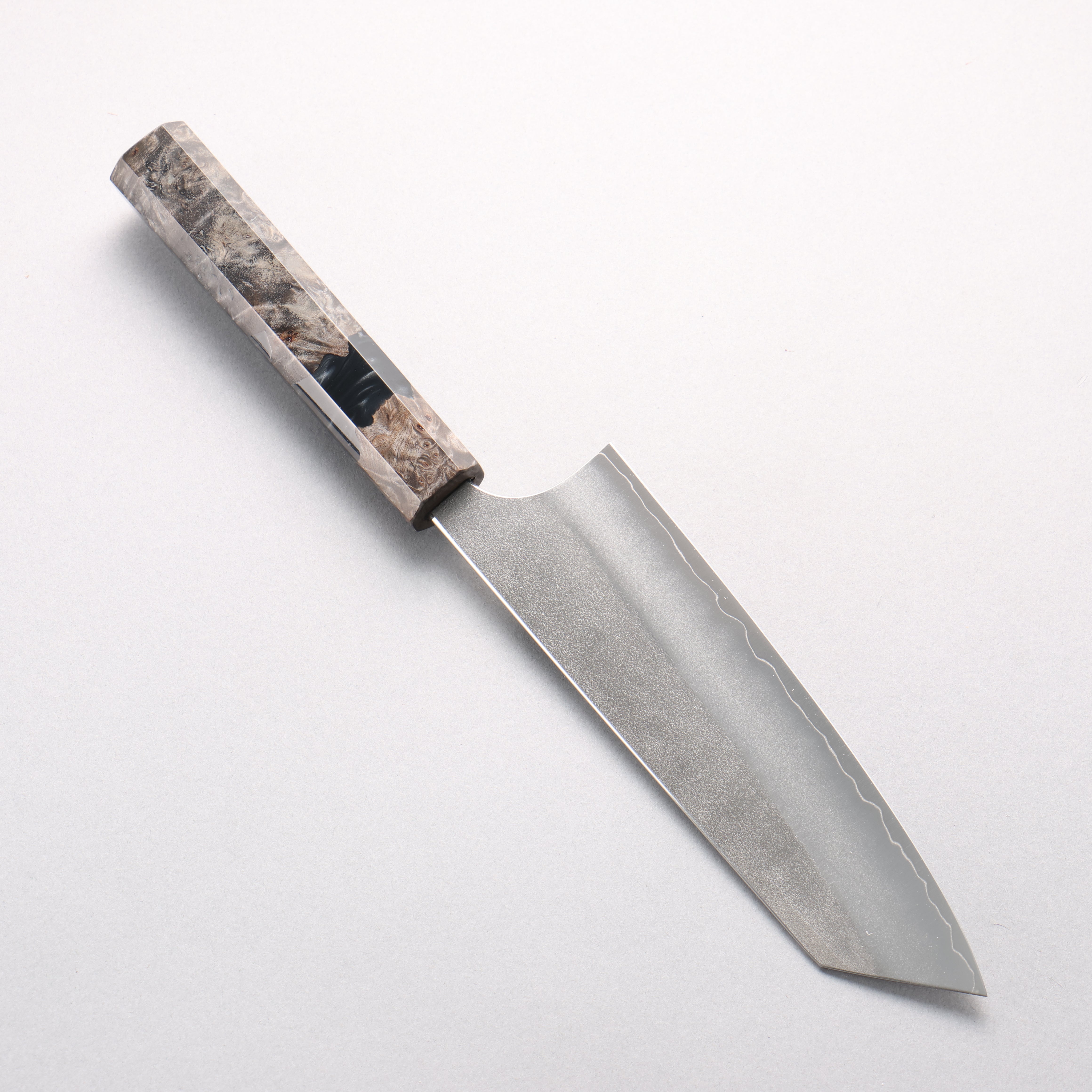 Yoshimi Kato SG2 Nashiji Bunka 170mm Stabilized Birch & Black Resin Handle - Seisuke Knife