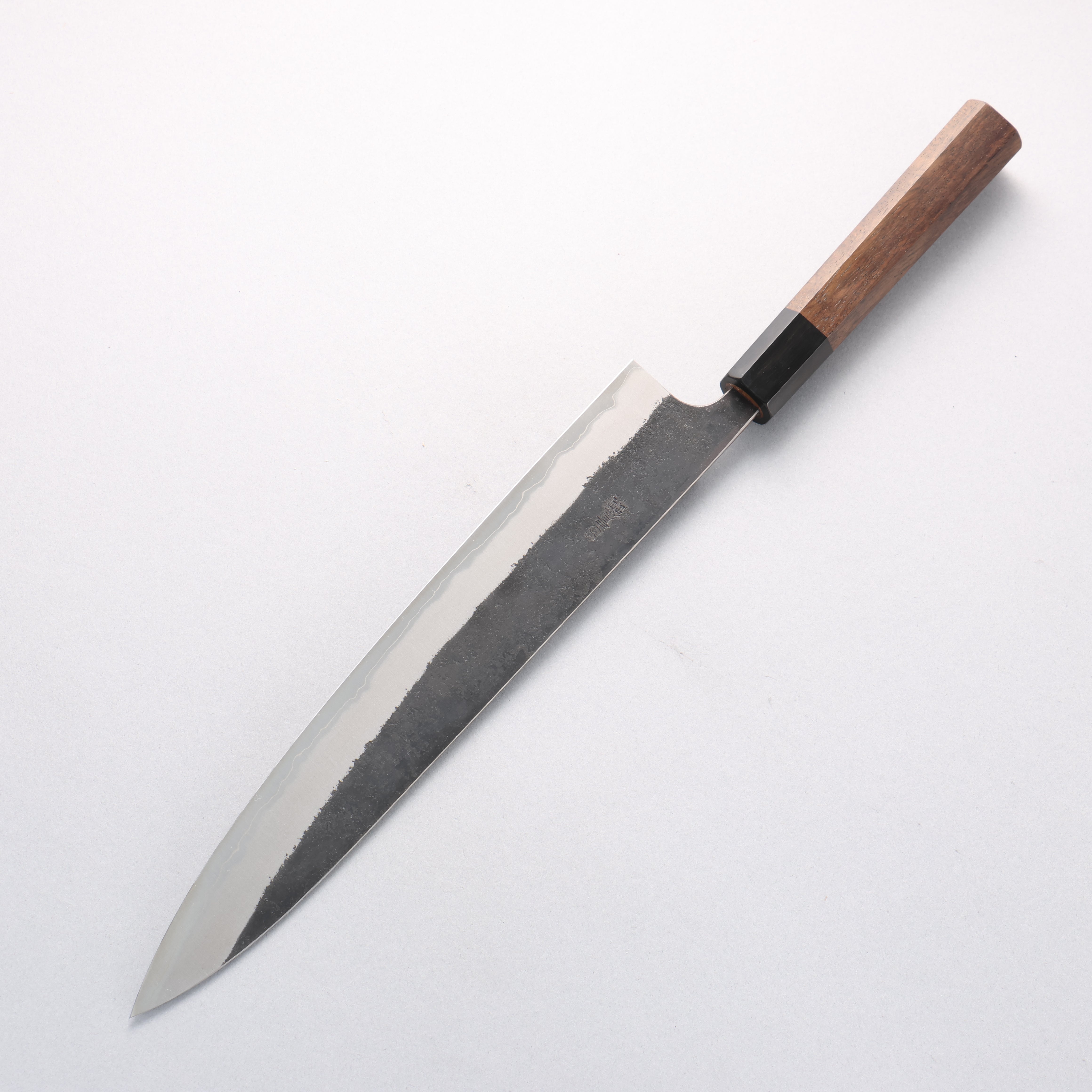 Nao Yamamoto Blue Super Kurouchi Sujihiki 270mm Walnut Handle - Seisuke Knife