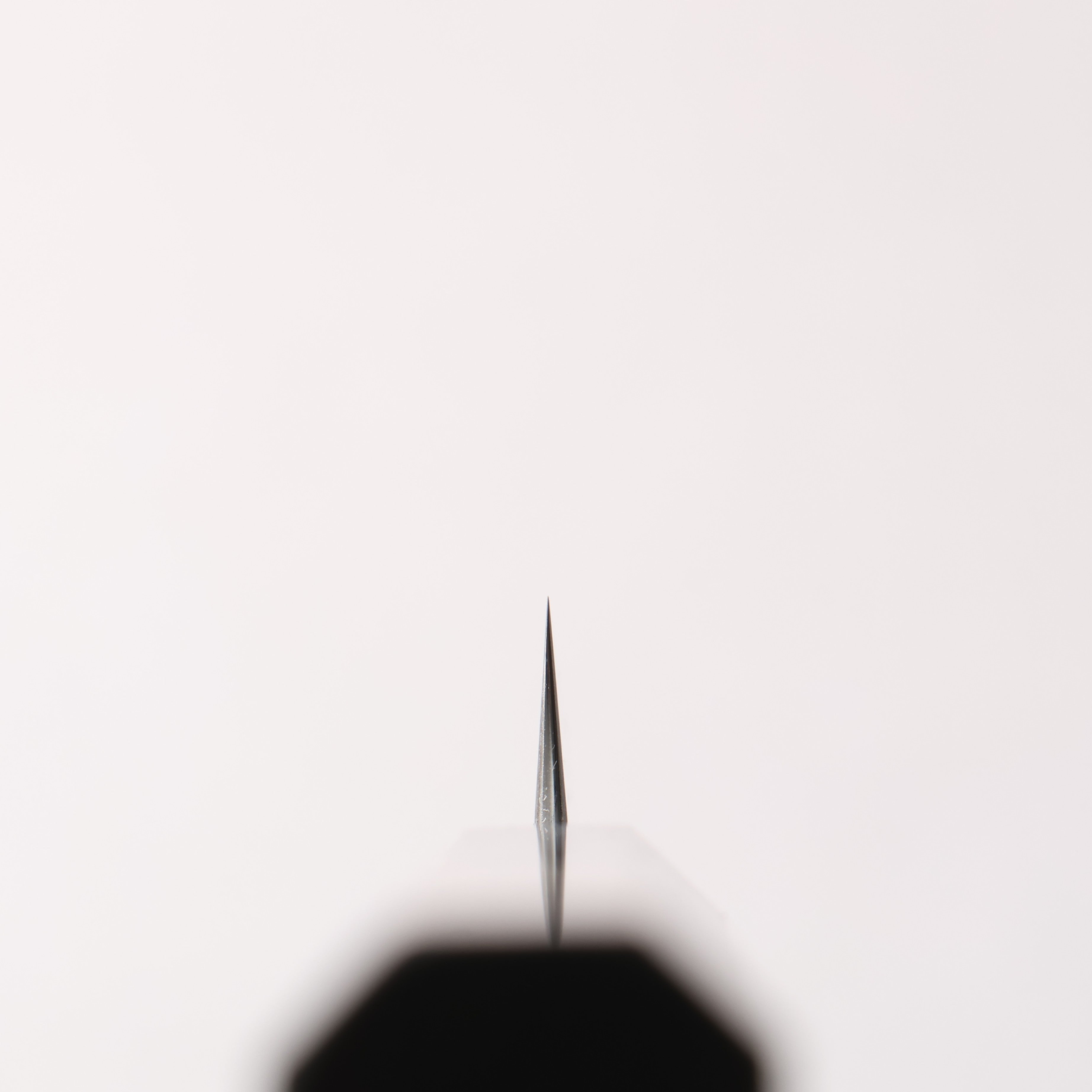 Yoshimi Kato Kasuri VG-XEOS Hammered Damascus Kiritsuke Paring 75mm Stabilized Birch & Black Resin Handle - Seisuke Knife