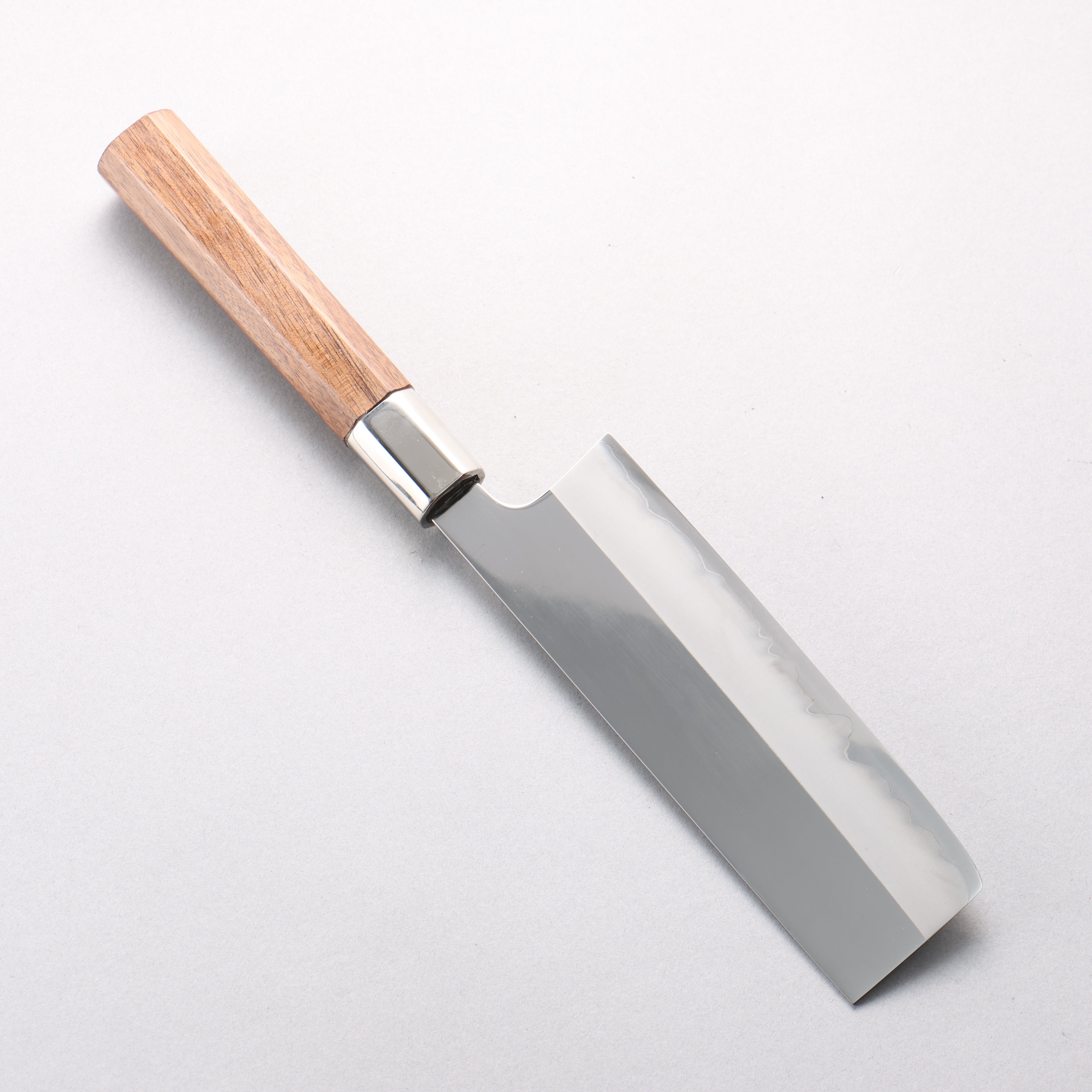 Kurotori Silver Steel No.3 Migaki Nakiri 150mm Walnut Handle - Seisuke Knife