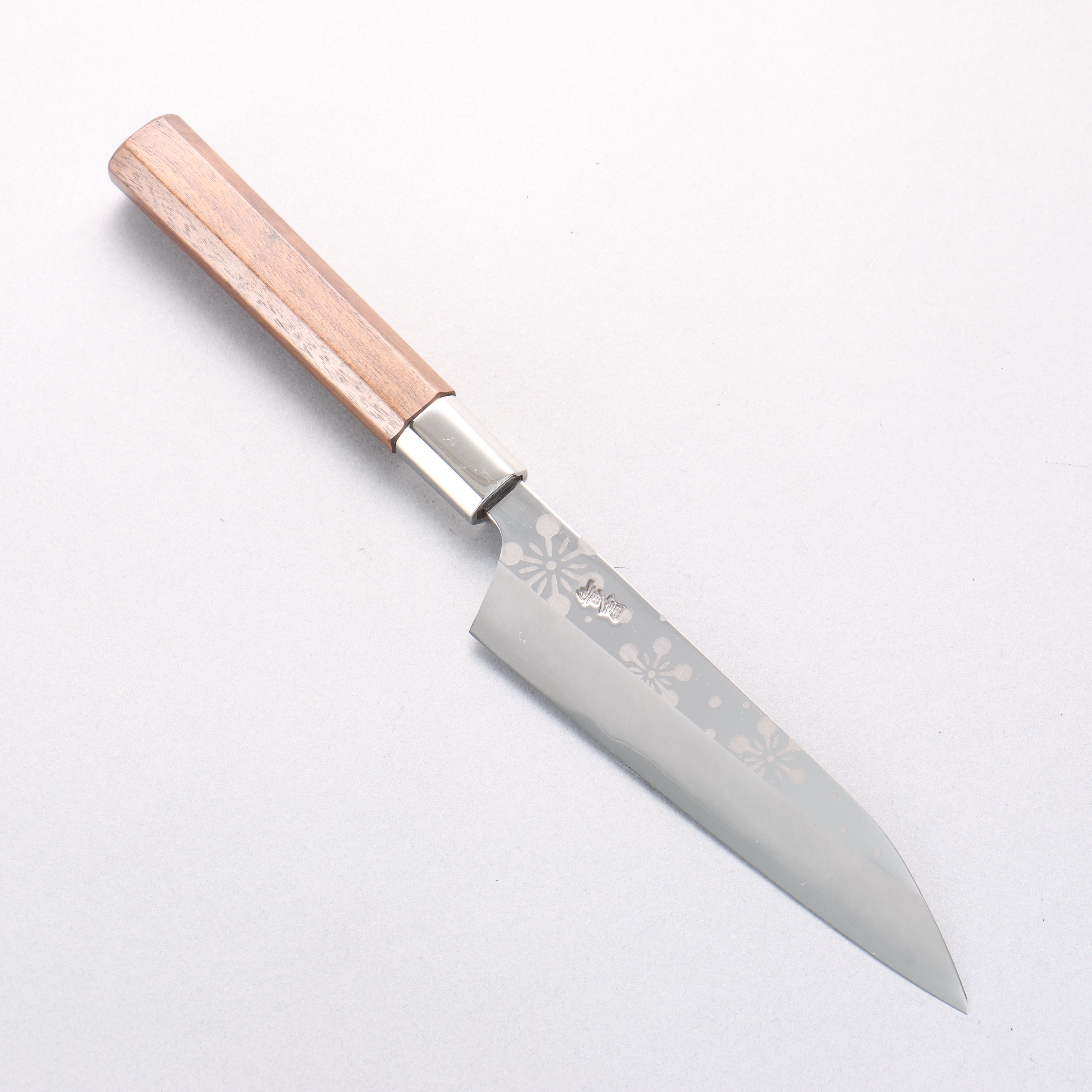 Kurotori Silver Steel No.3 Migaki Fuuka Petty-Utility 150mm Walnut Handle - Seisuke Knife