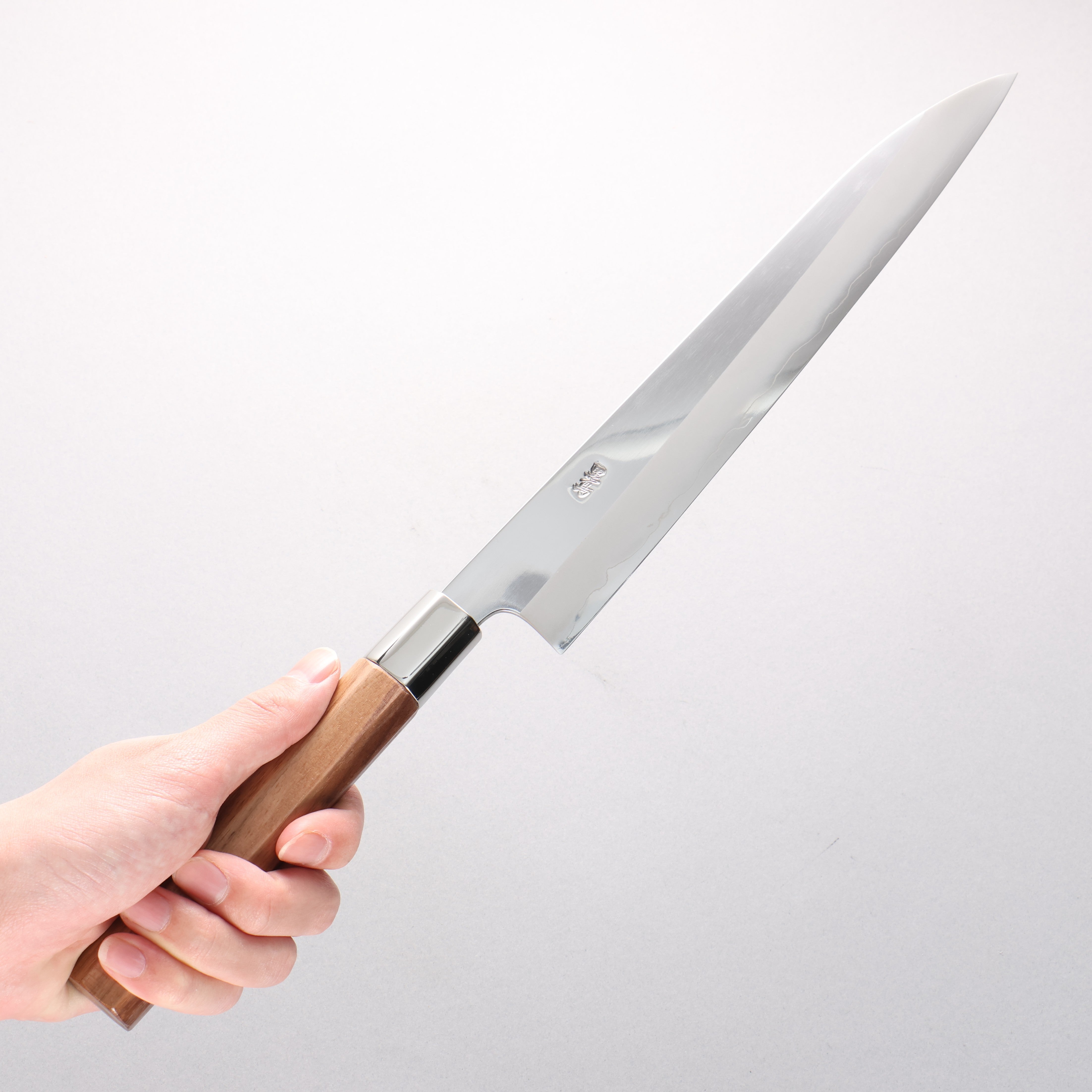 Kurotori Silver Steel No.3 Migaki Yanagiba 270mm Walnut Handle - Seisuke Knife